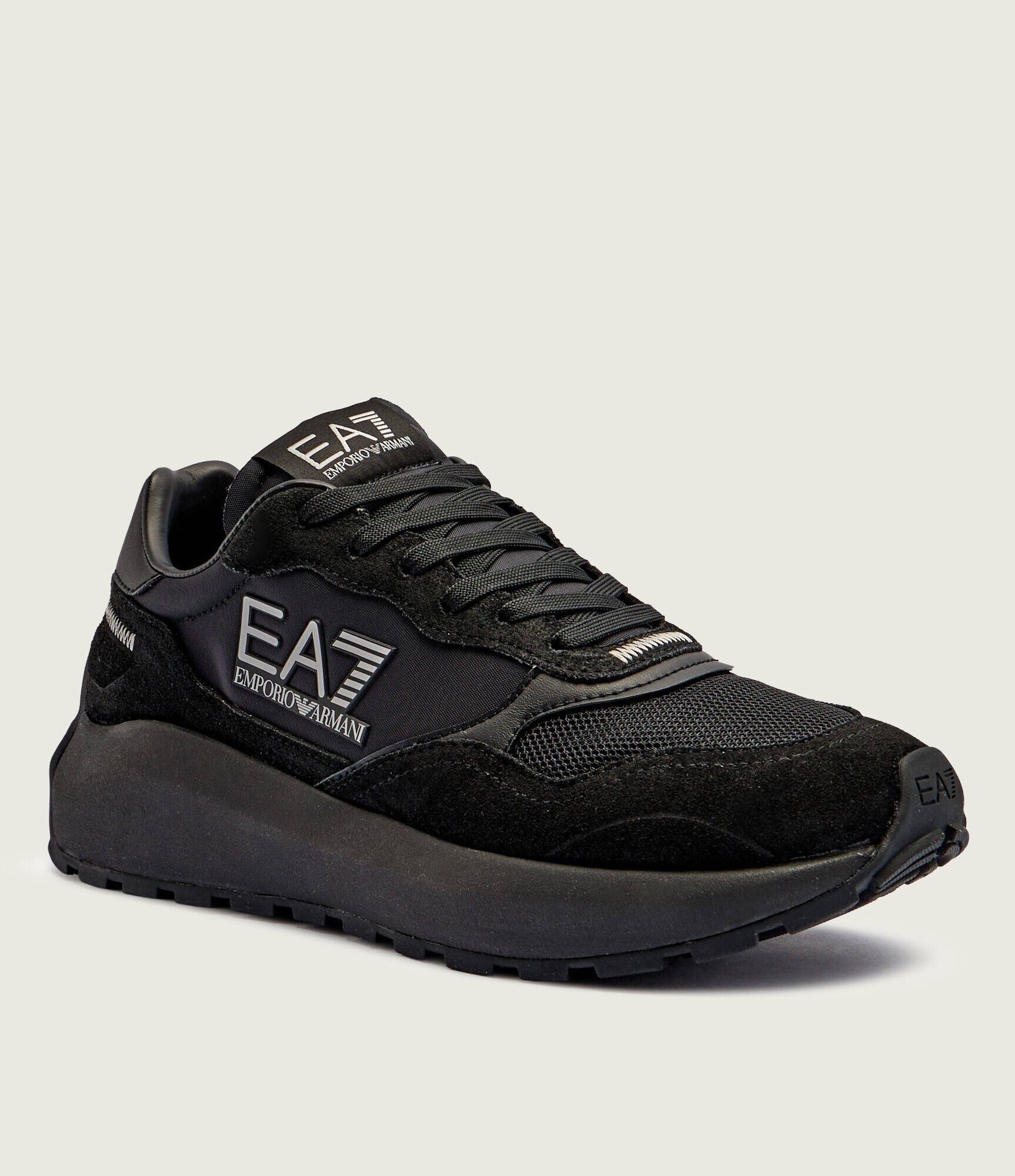 EA7 Sneakers | piele întoarsău