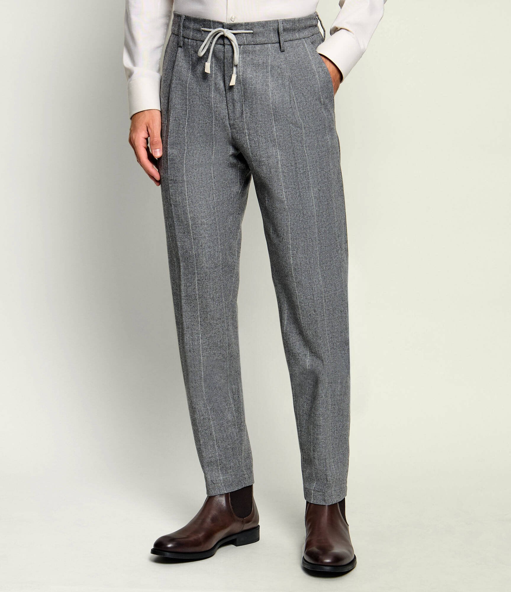 Eleventy De lână joggers | Tapered fit cu adaos de cașmir
