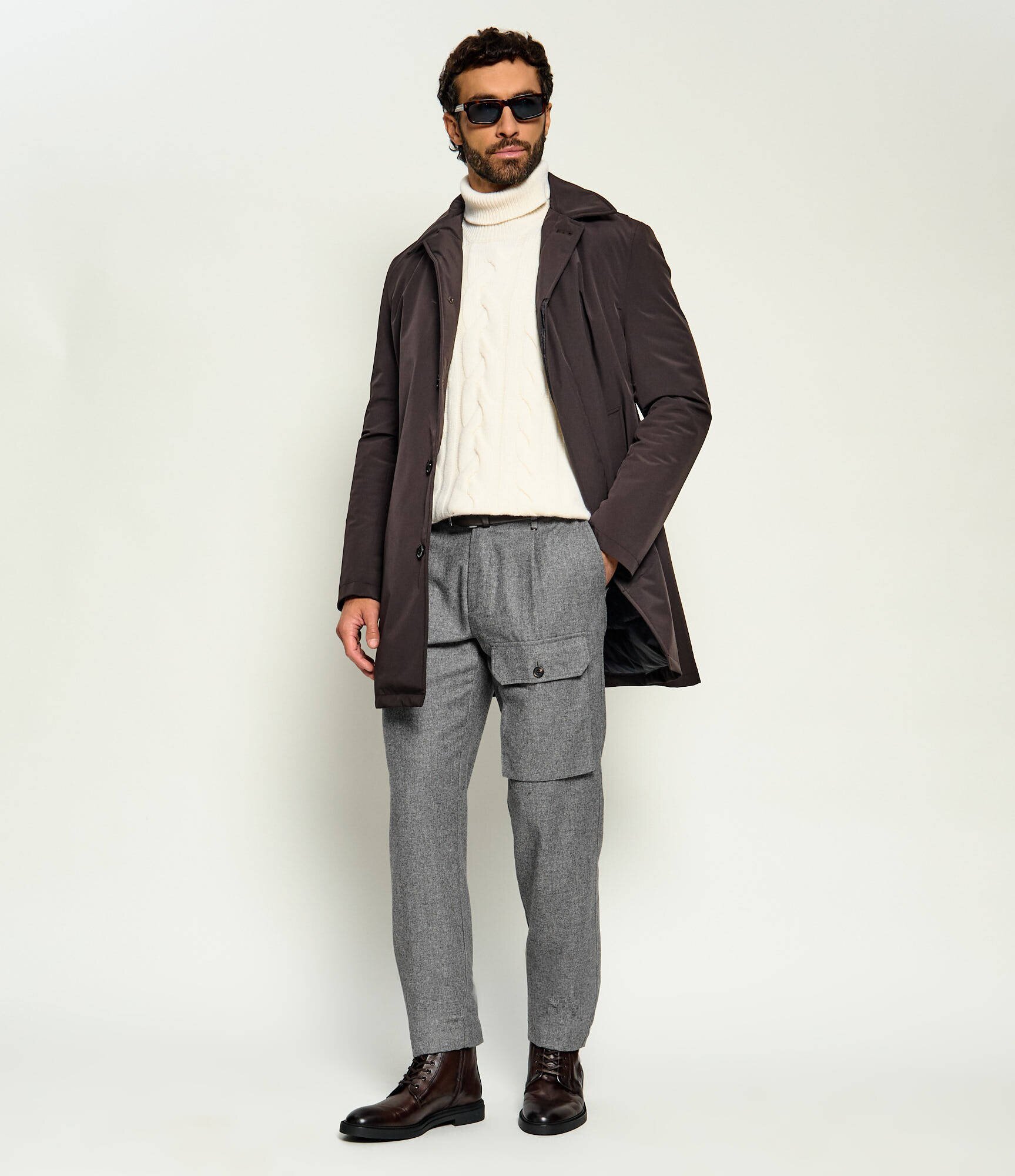 Eleventy De lână pantaloni | regular fit cu adaos de cașmir