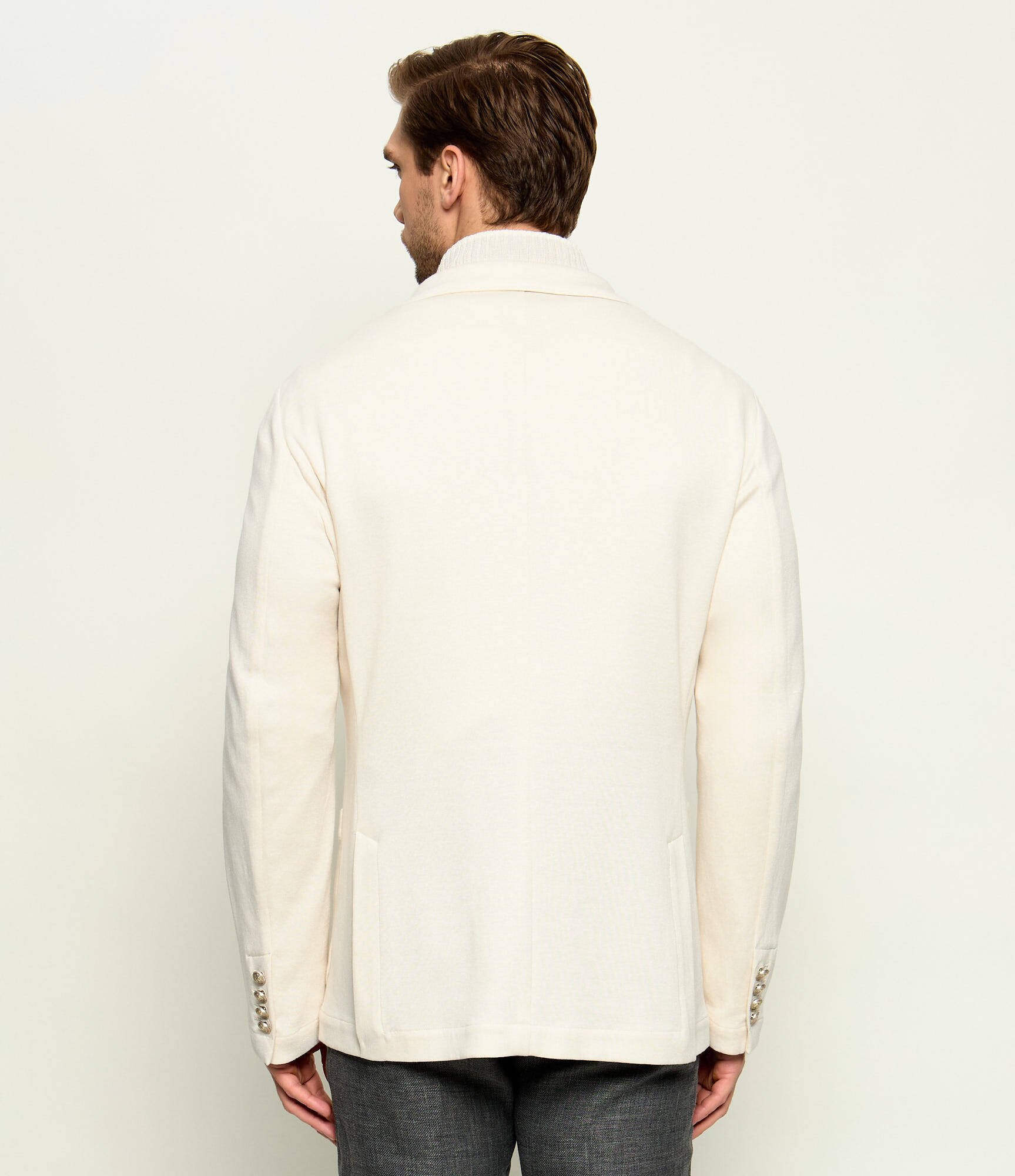 Eleventy Sacou 2 în 1 | Slim Fit | cu adaos de in