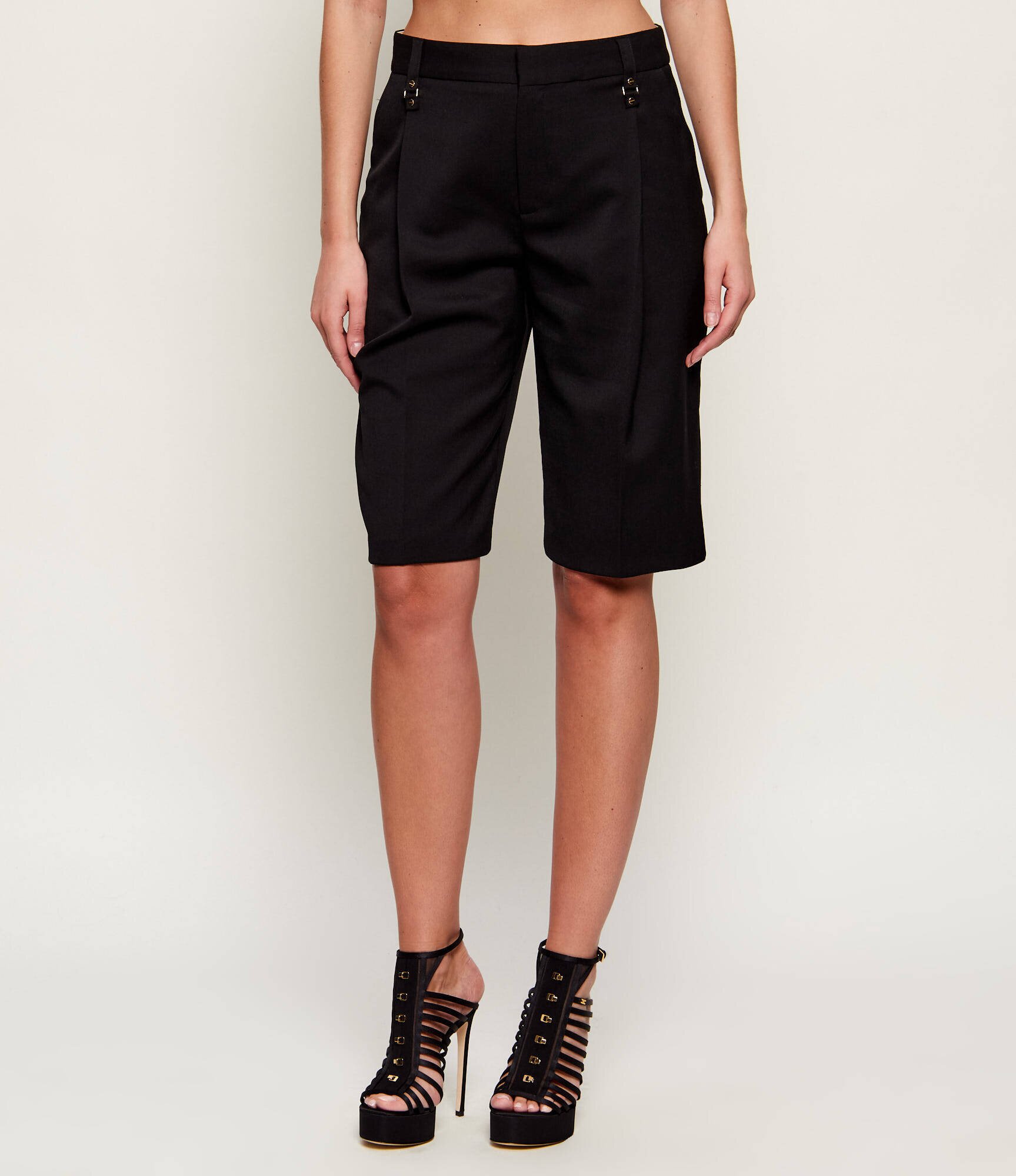Elisabetta Franchi Bermude | regular fit cu adaos de lână