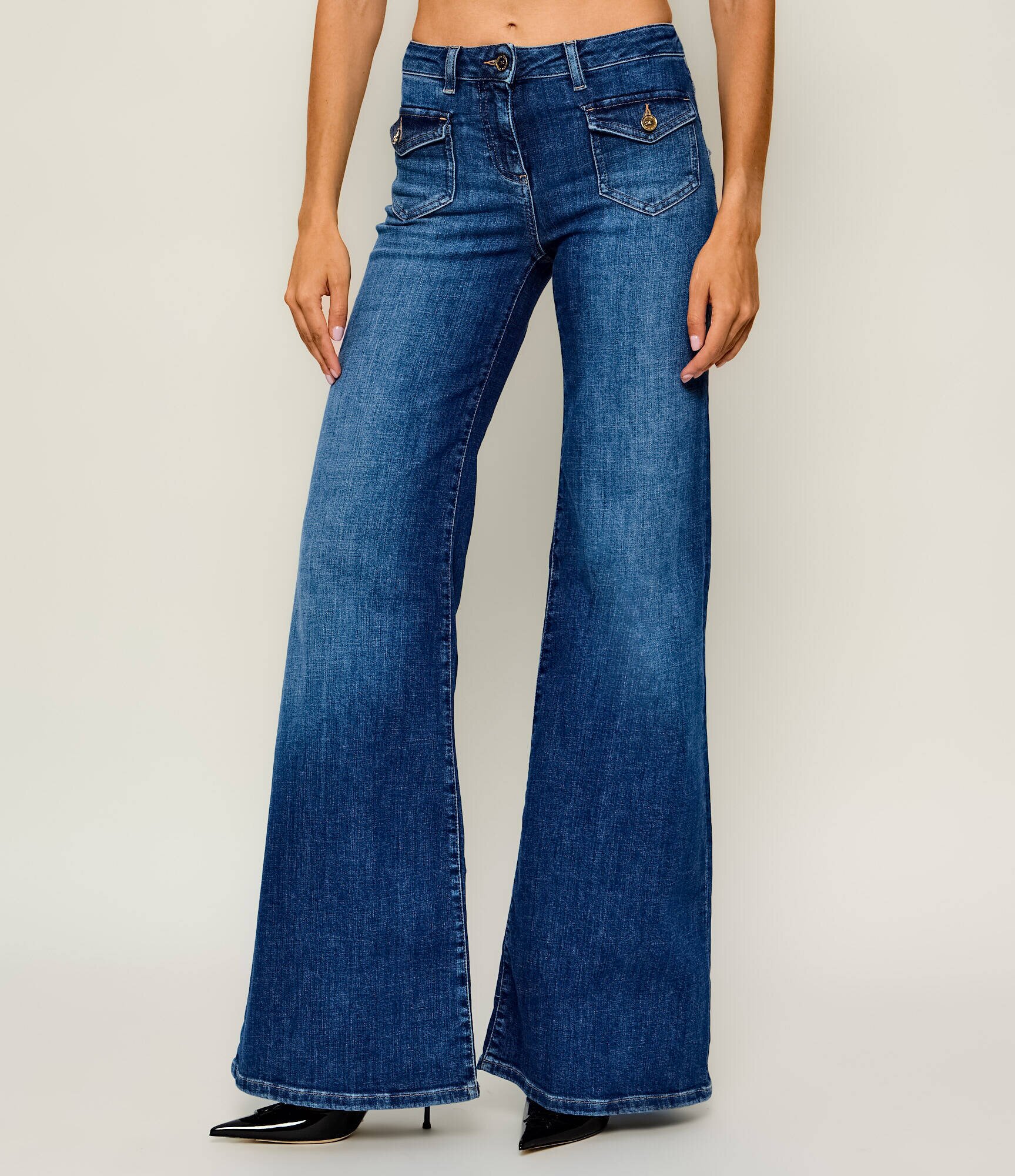 Elisabetta Franchi Blugi | flare fit