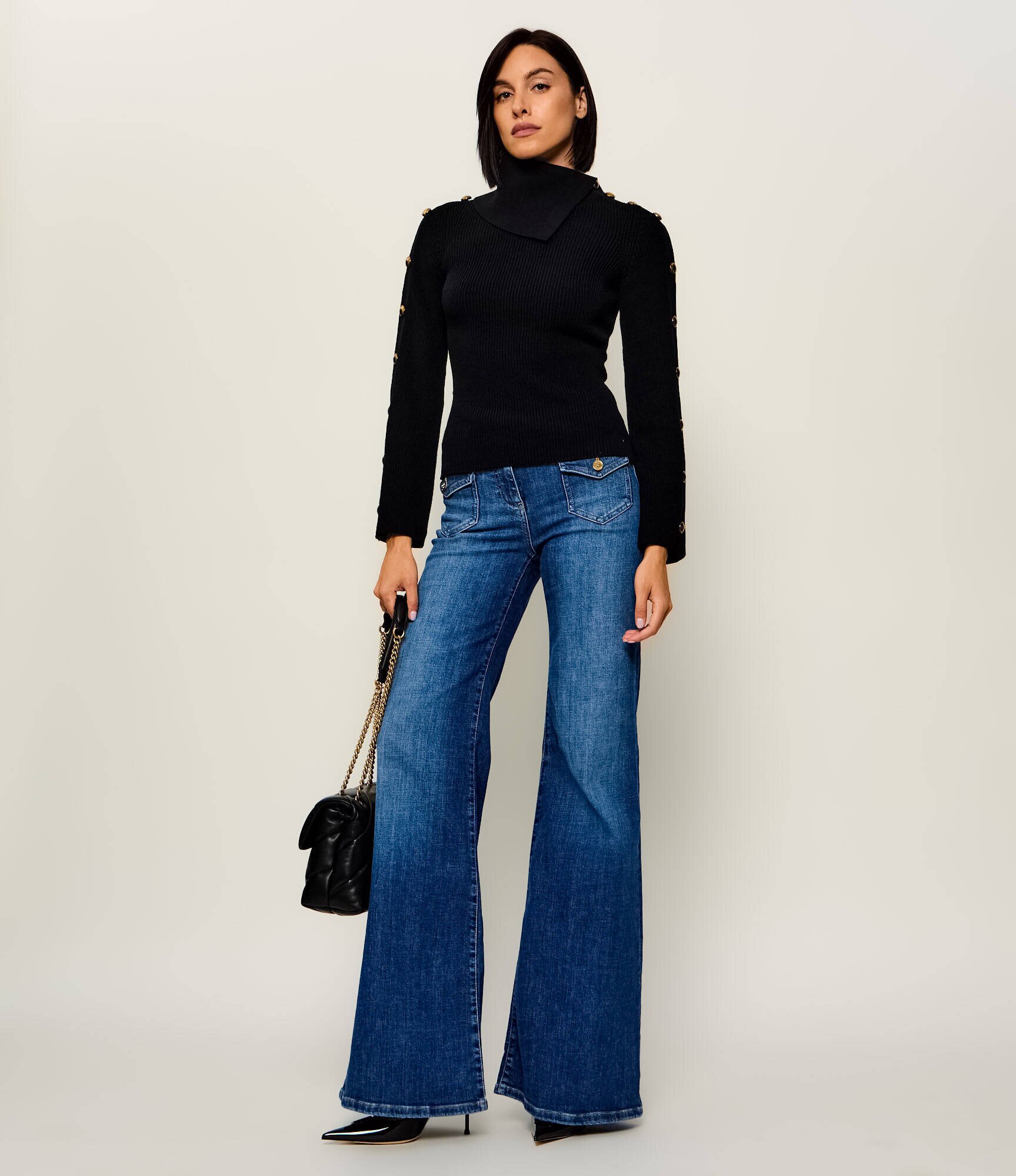 Elisabetta Franchi Blugi | flare fit