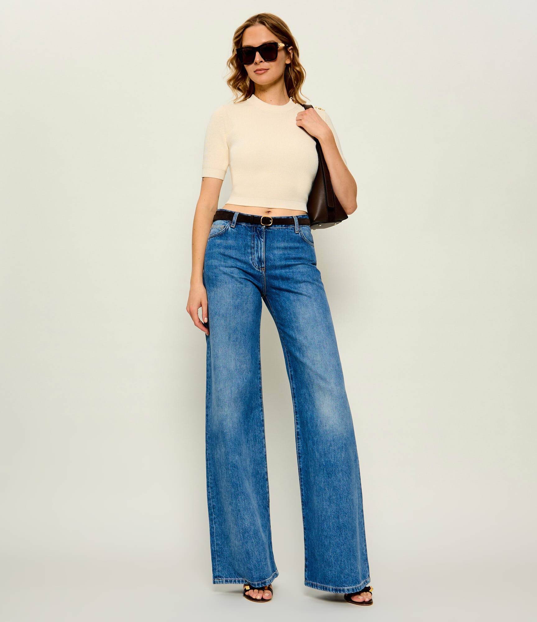 Elisabetta Franchi Blugi | flare fit