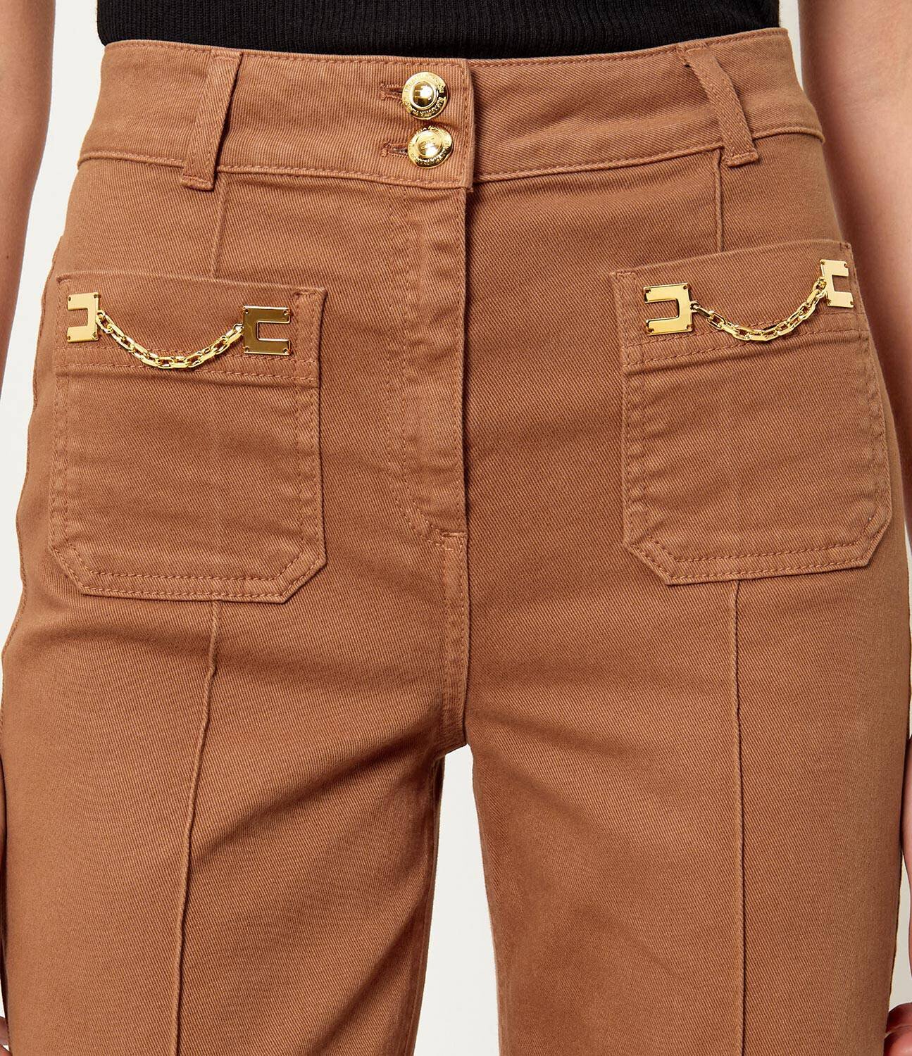 Elisabetta Franchi Blugi | flare fit