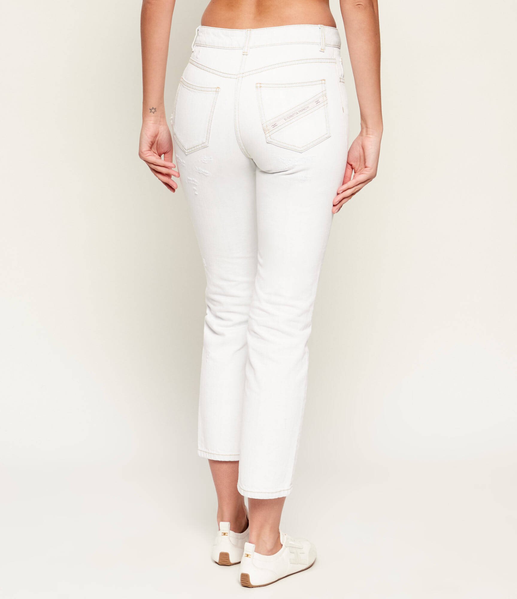 Elisabetta Franchi Blugi | Straight fit | mid rise