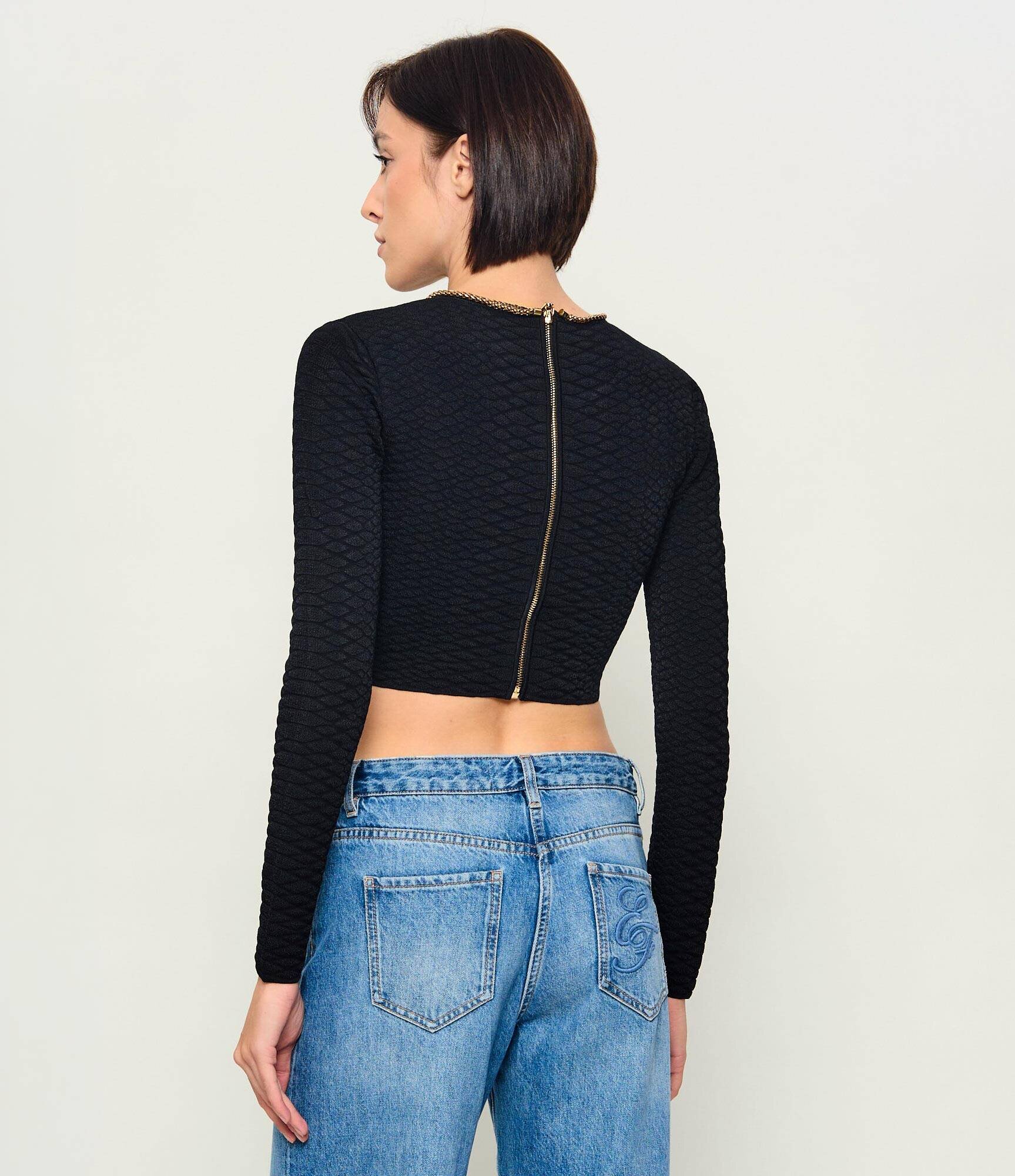 Elisabetta Franchi Bluză | Cropped Fit