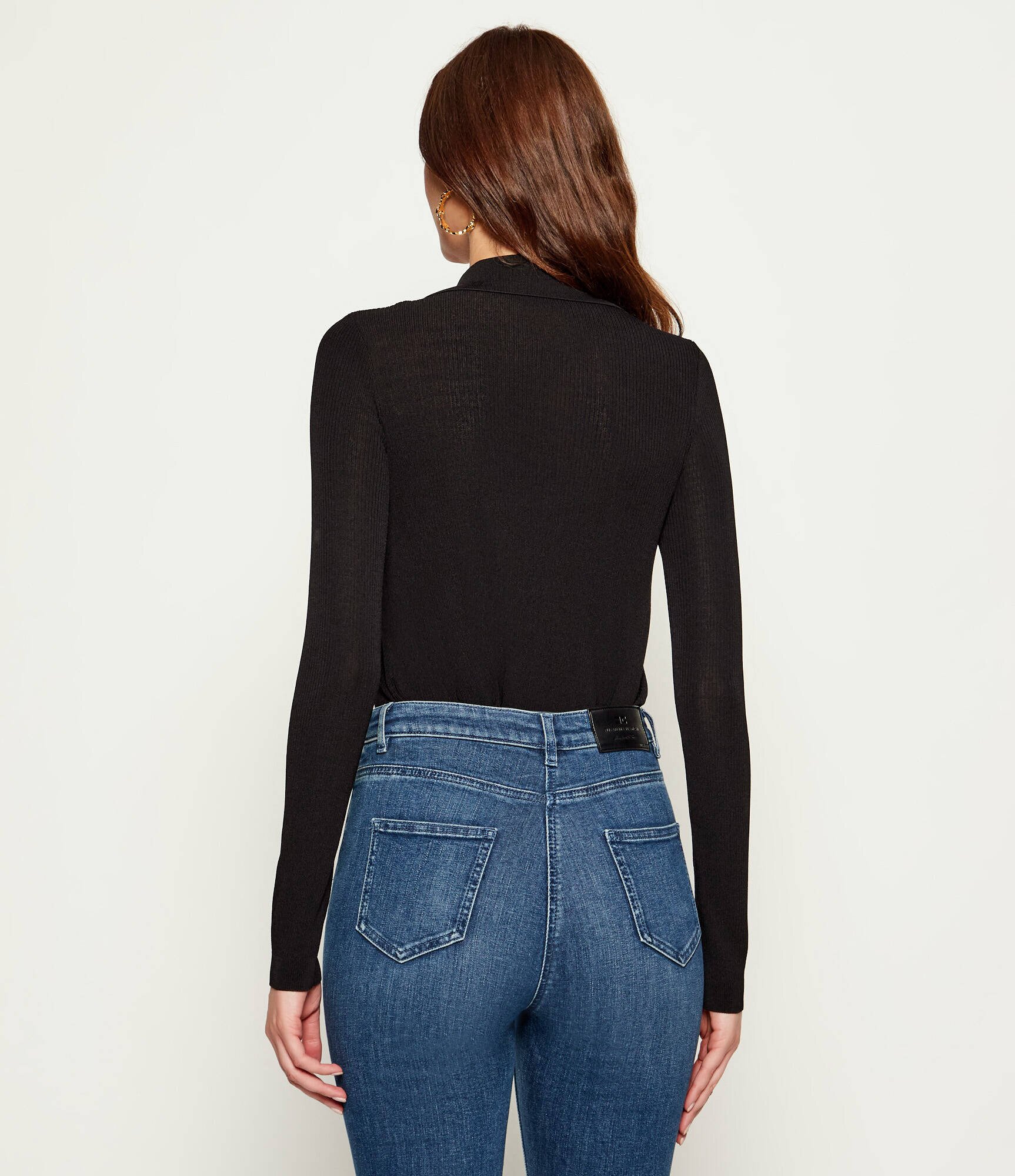 Elisabetta Franchi Body | Slim Fit cu adaos de mătase