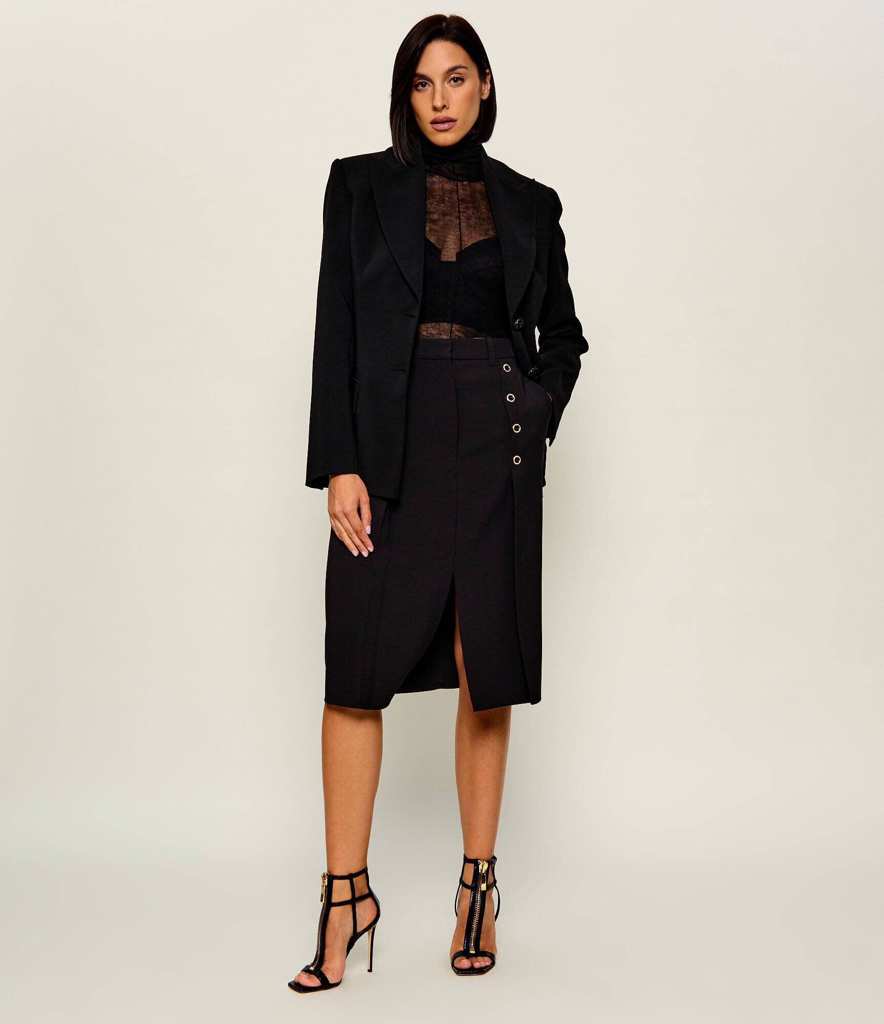 Elisabetta Franchi De lână maletă | Slim Fit