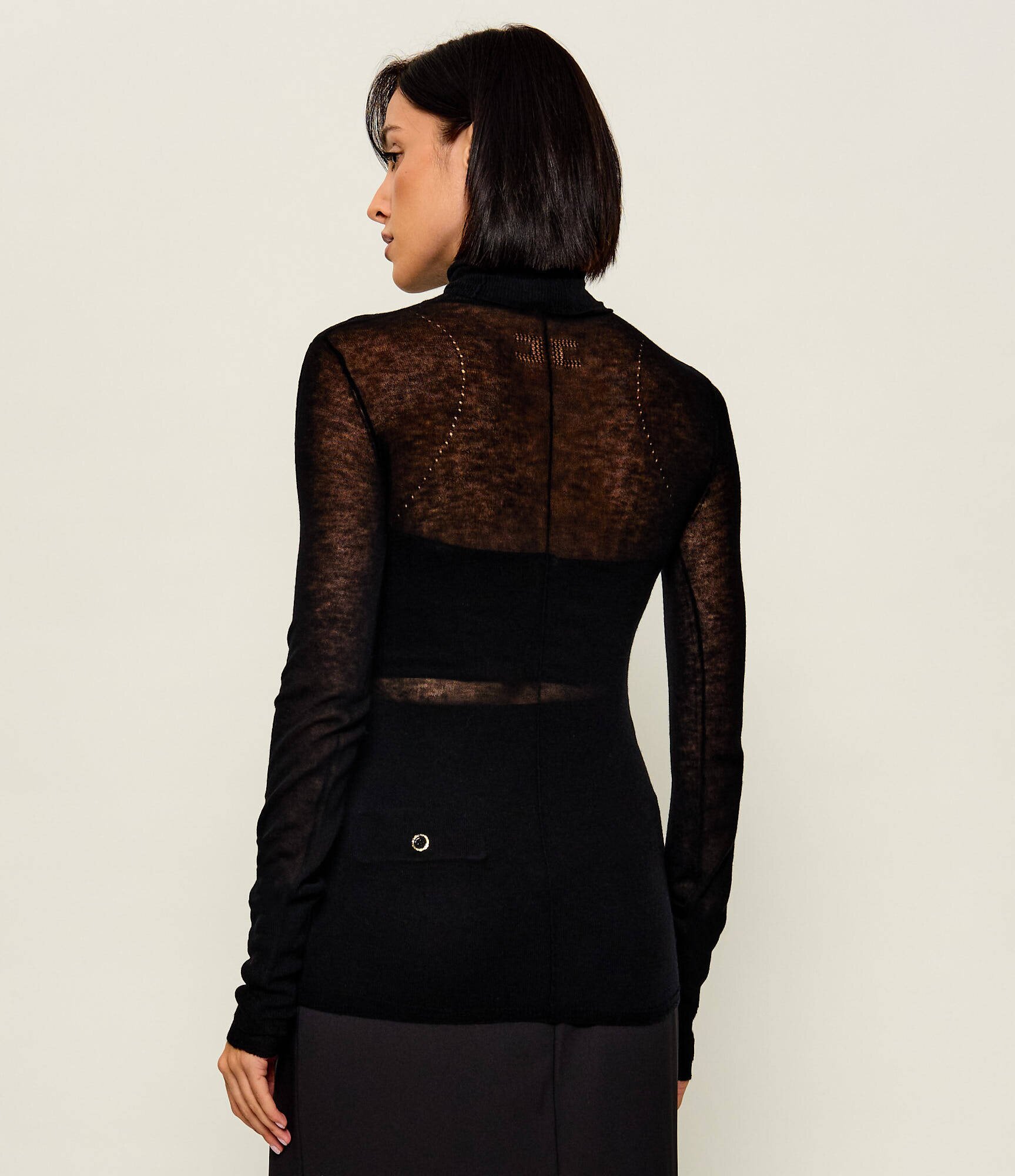 Elisabetta Franchi De lână maletă | Slim Fit