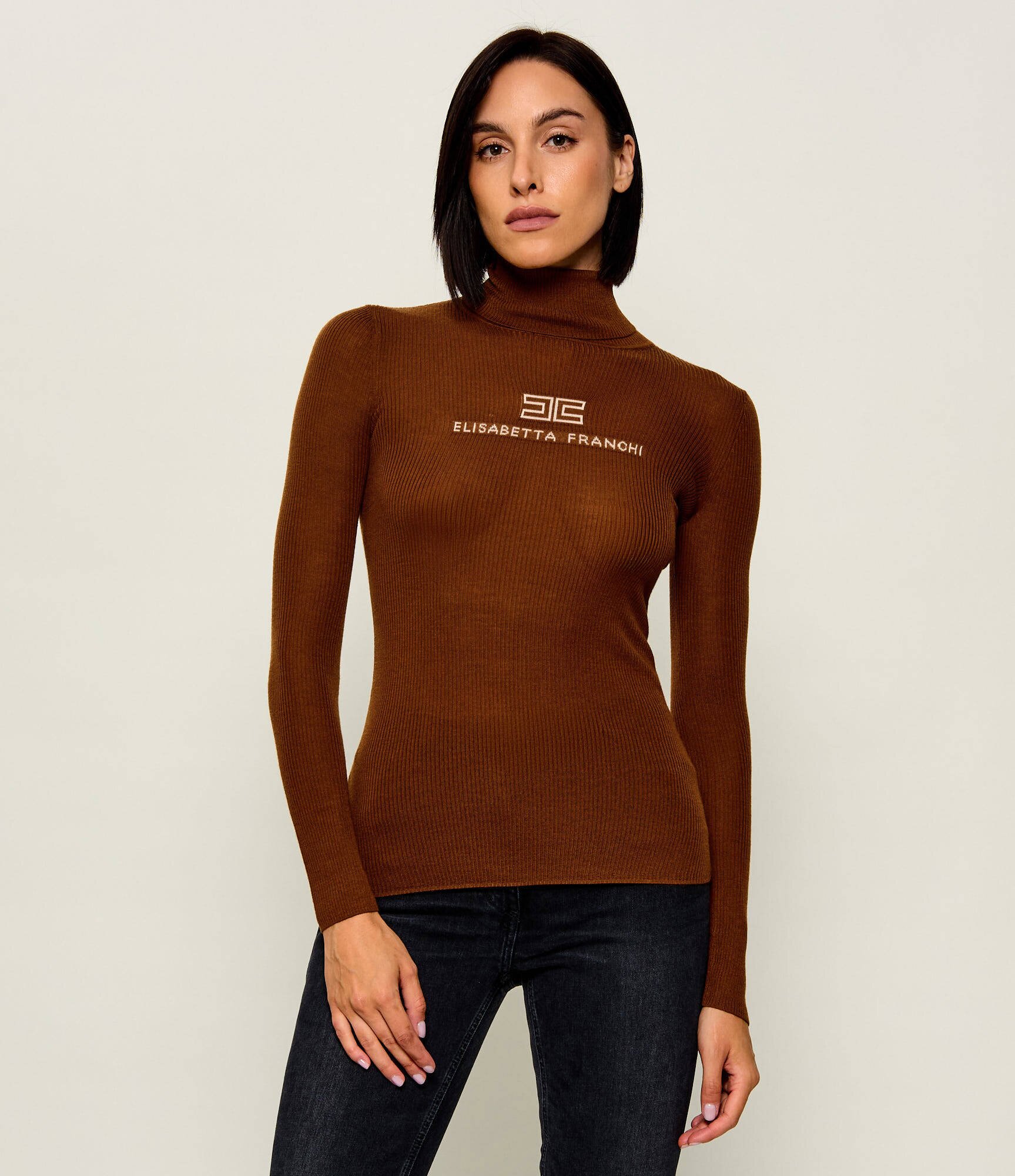 Elisabetta Franchi De lână maletă | Slim Fit