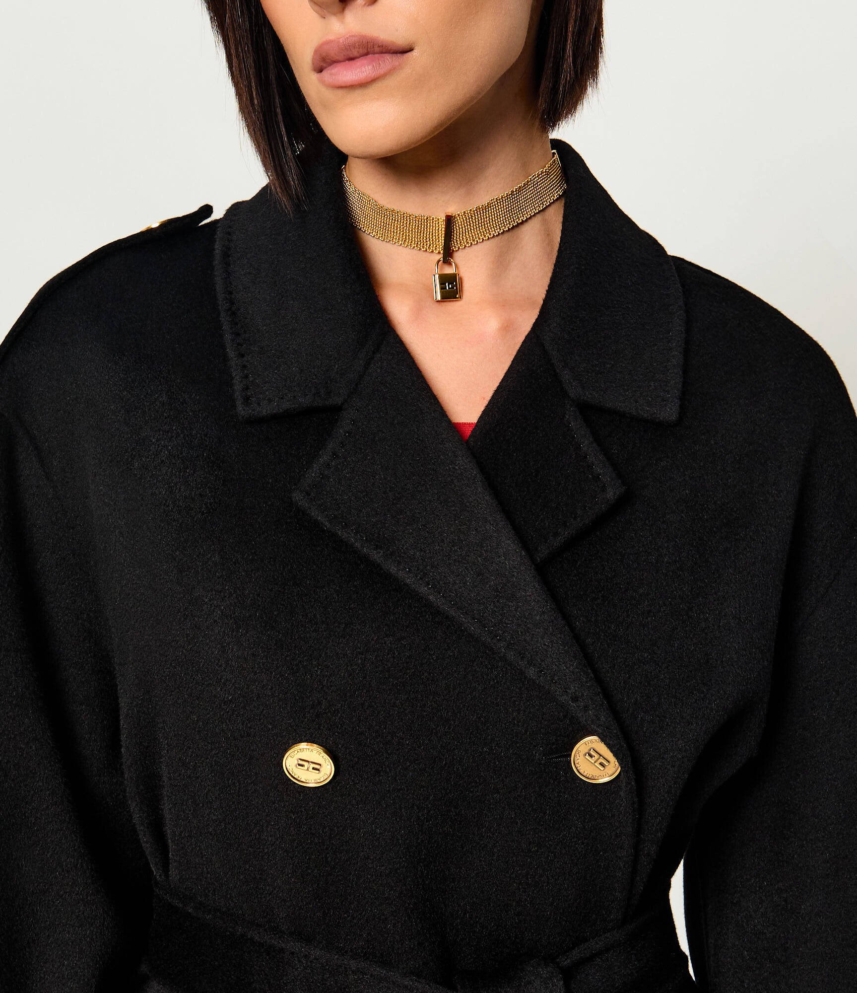 Elisabetta Franchi De lână palton