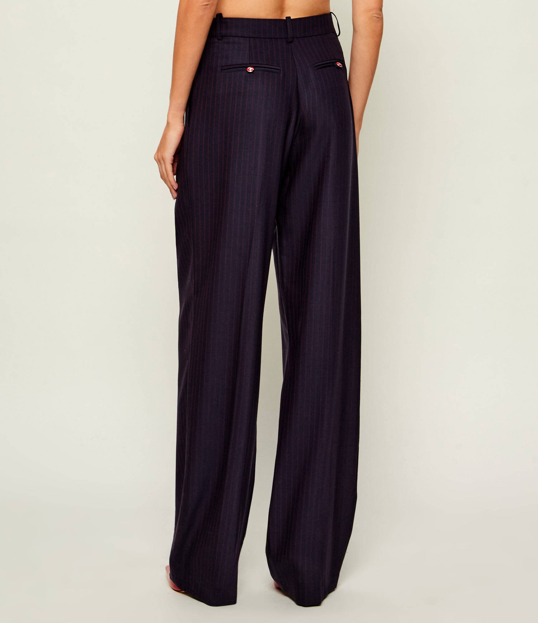 Elisabetta Franchi De lână pantaloni | regular fit