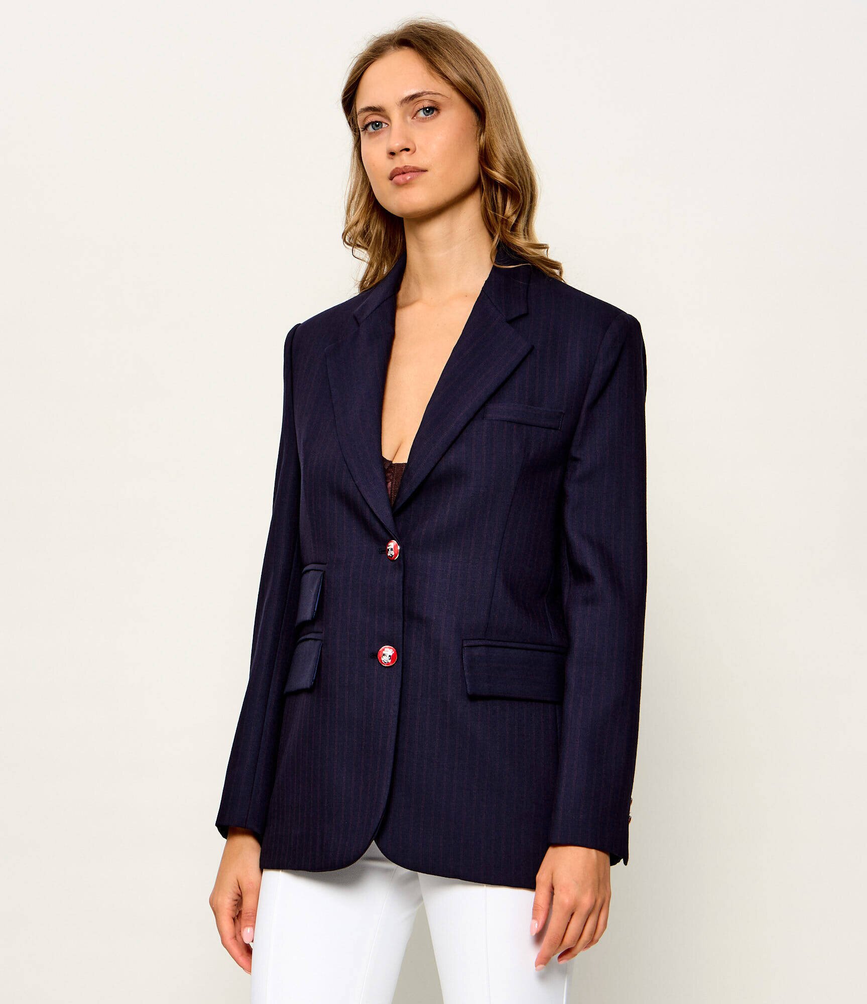 Elisabetta Franchi De lână sacou | Oversize fit