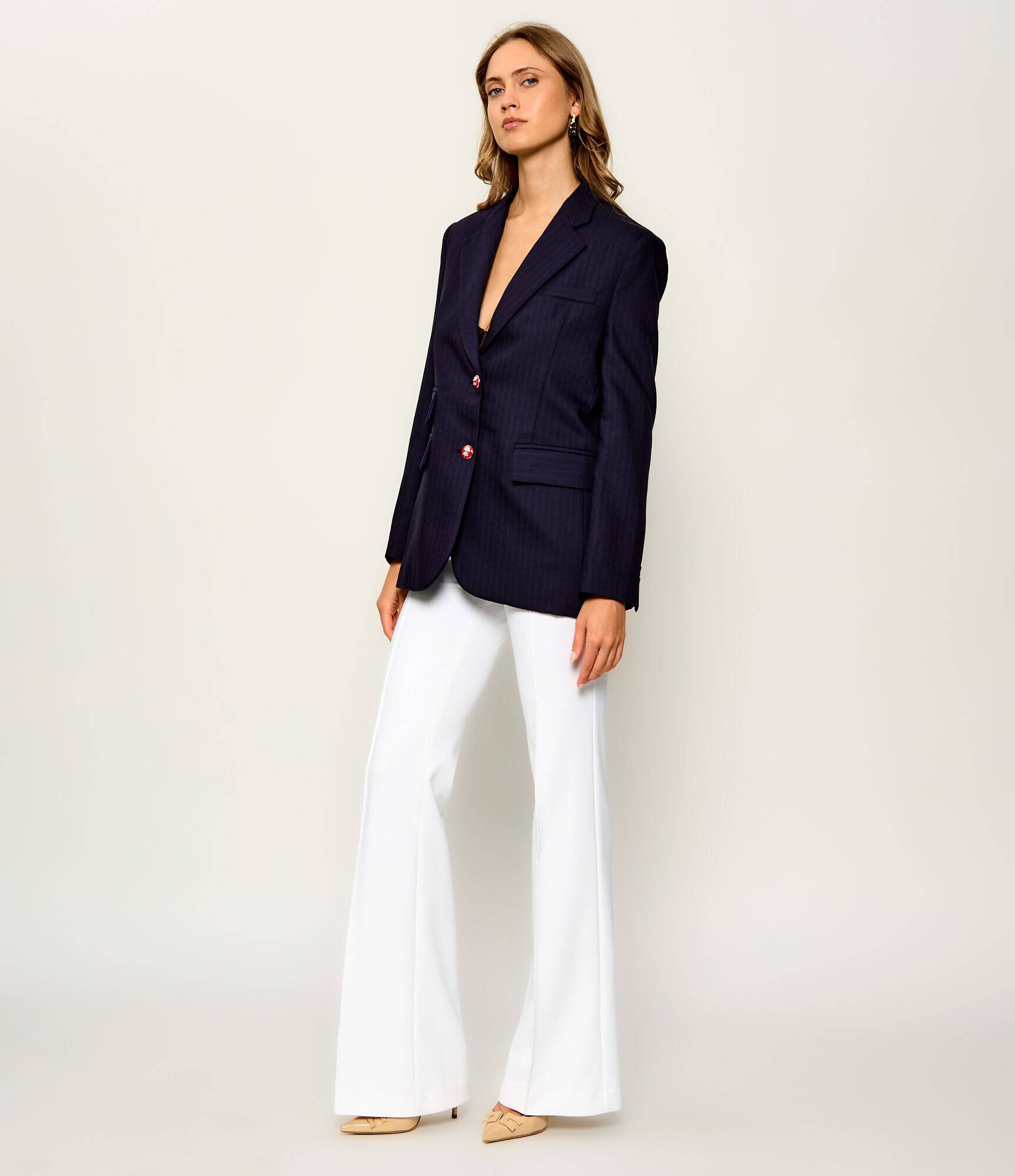 Elisabetta Franchi De lână sacou | Oversize fit