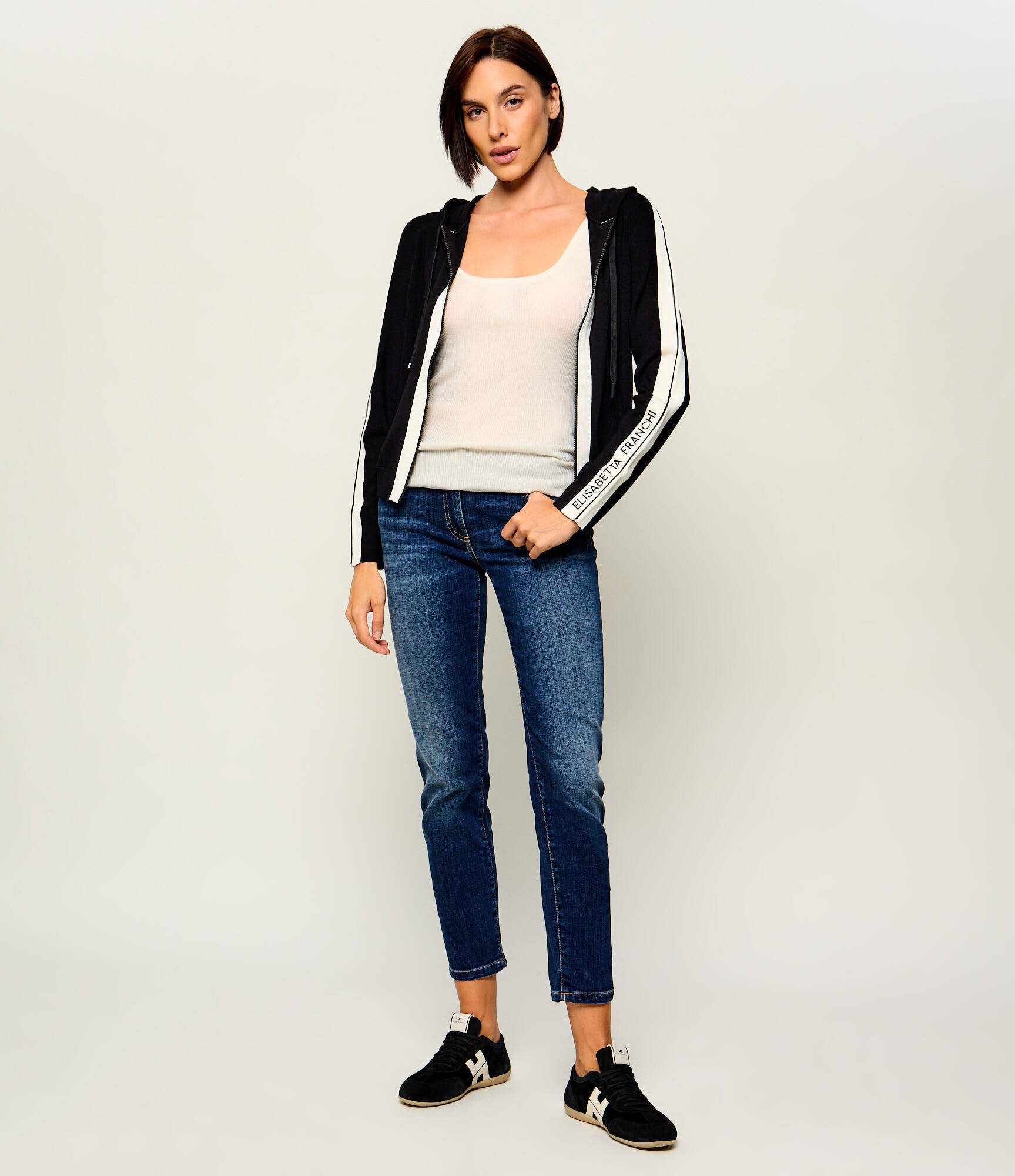 Elisabetta Franchi De lână top | Slim Fit