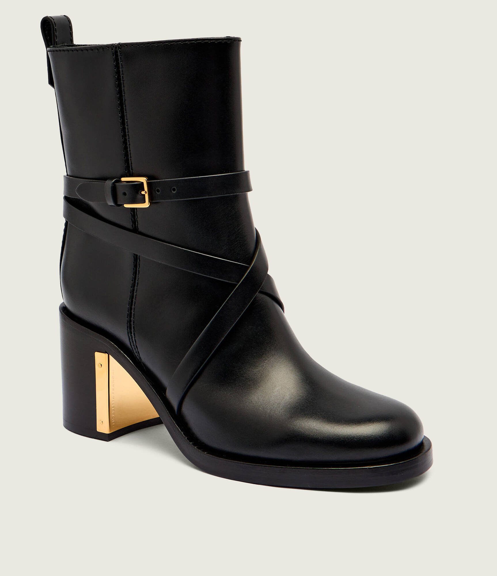 Elisabetta Franchi De piele botine cu toc