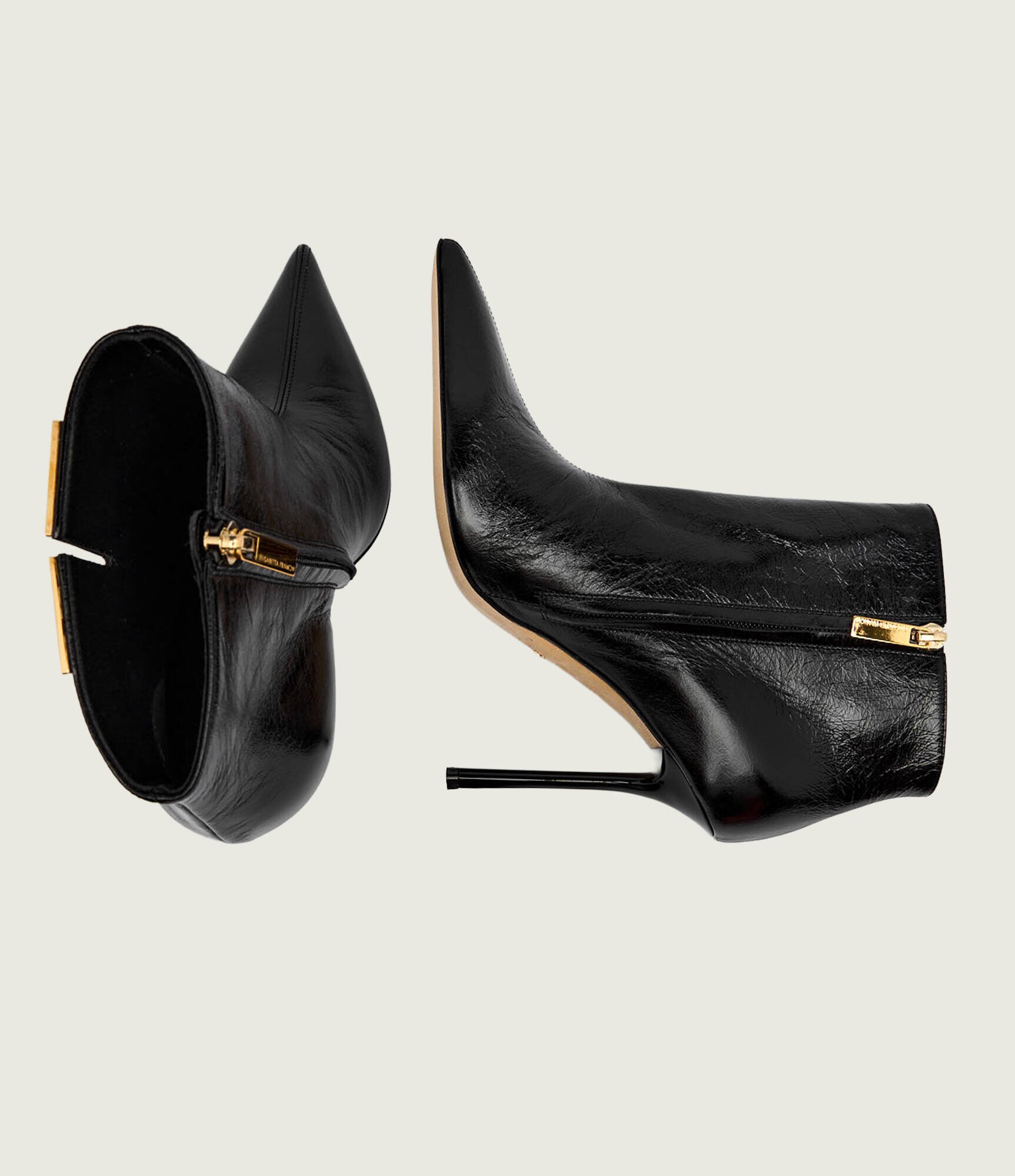 Elisabetta Franchi De piele botine cu toc subțire