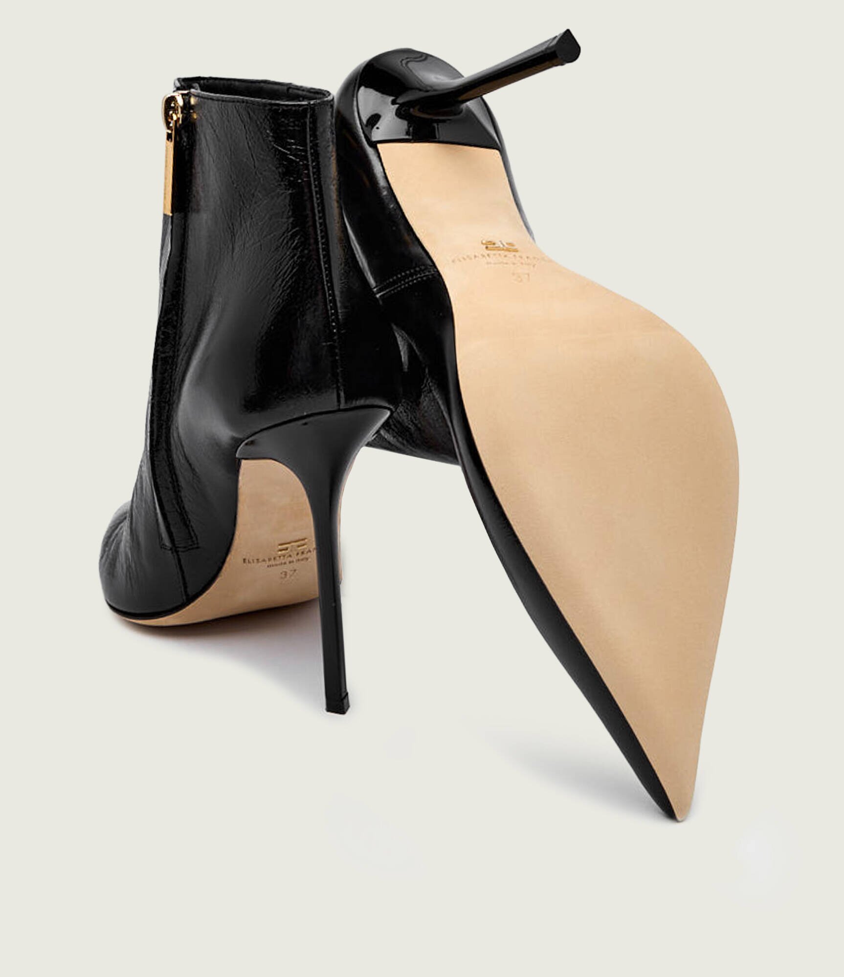 Elisabetta Franchi De piele botine cu toc subțire