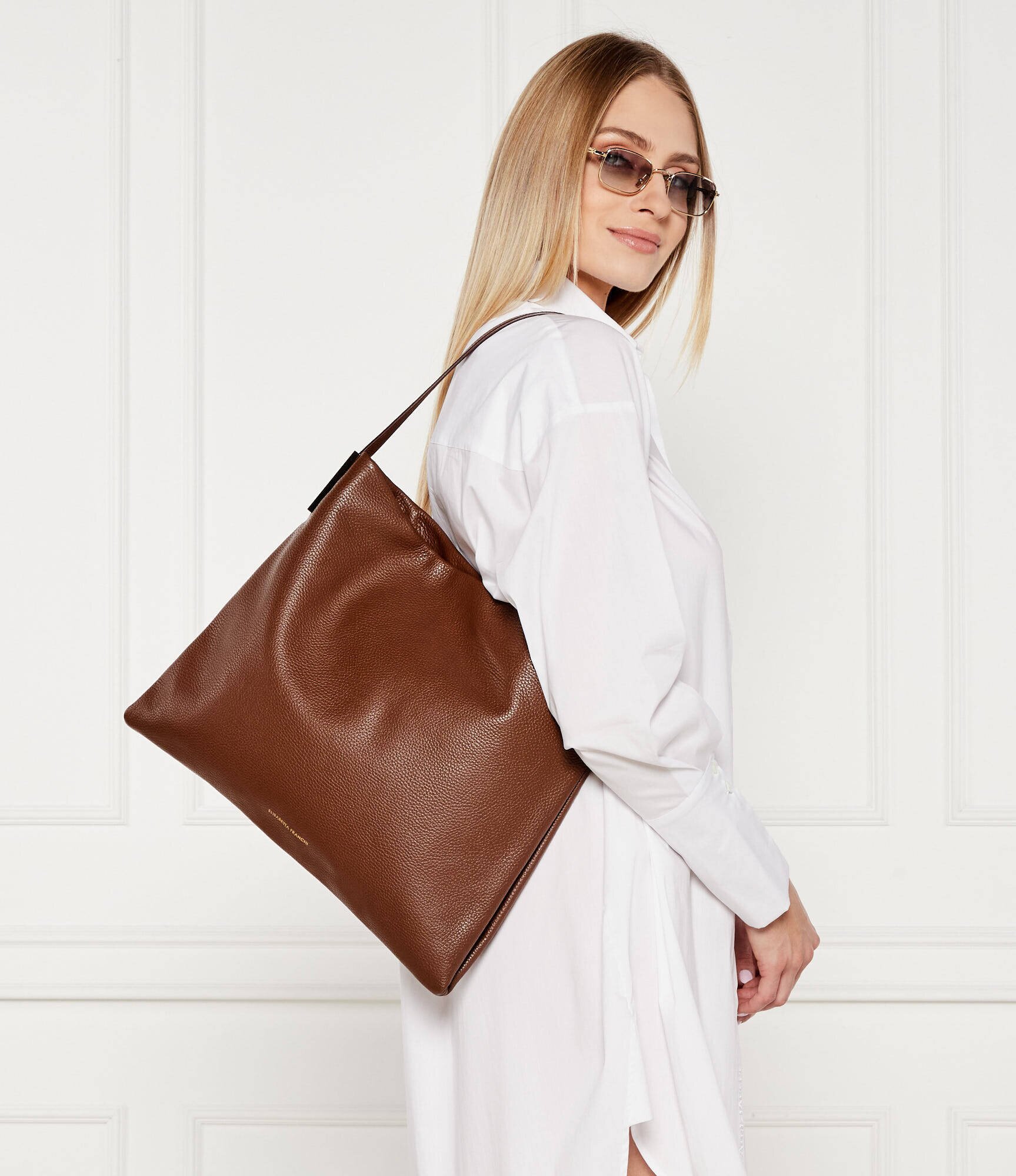Elisabetta Franchi De piele geantă shopper