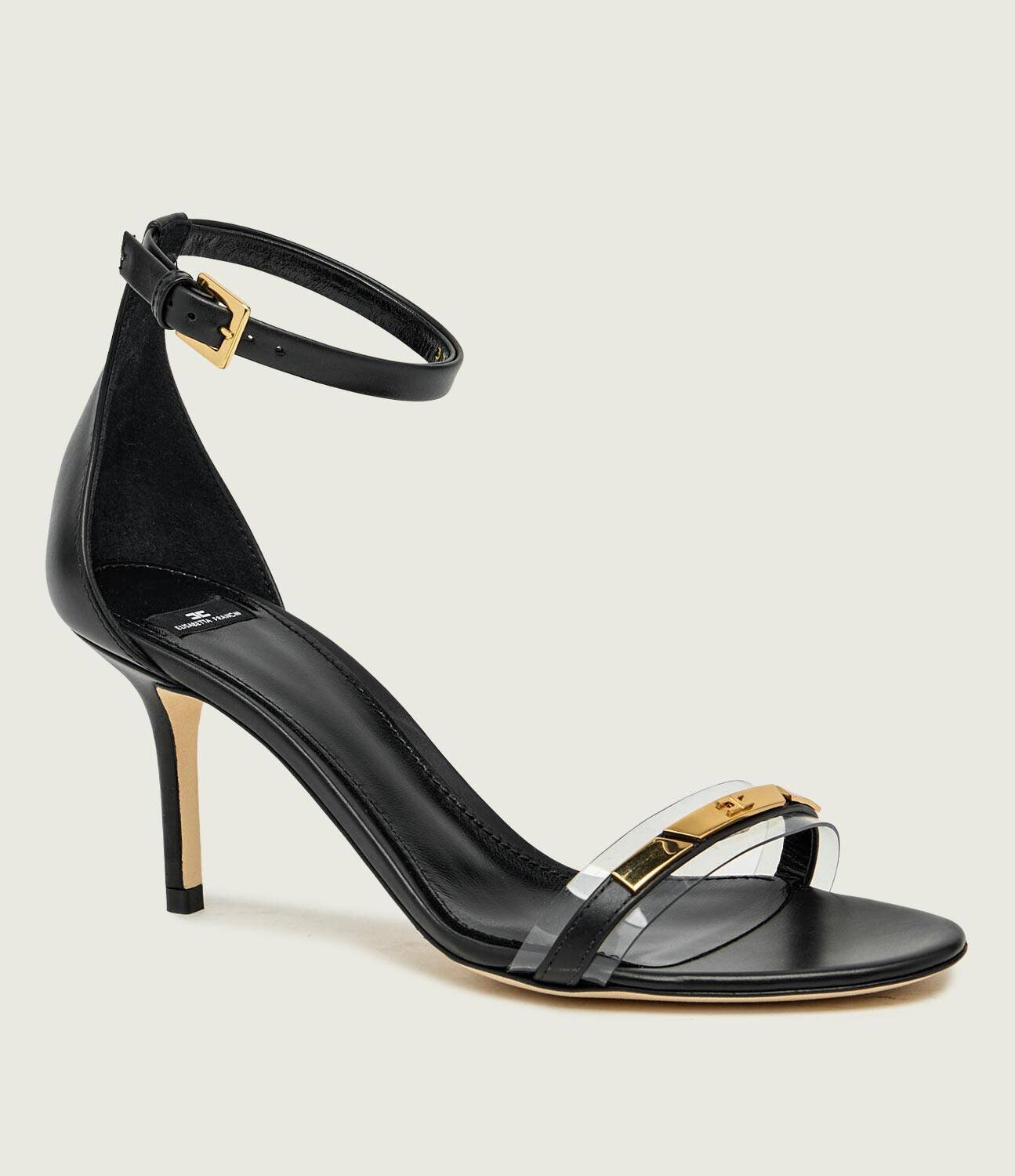 Elisabetta Franchi De piele sandale cu toc subțire