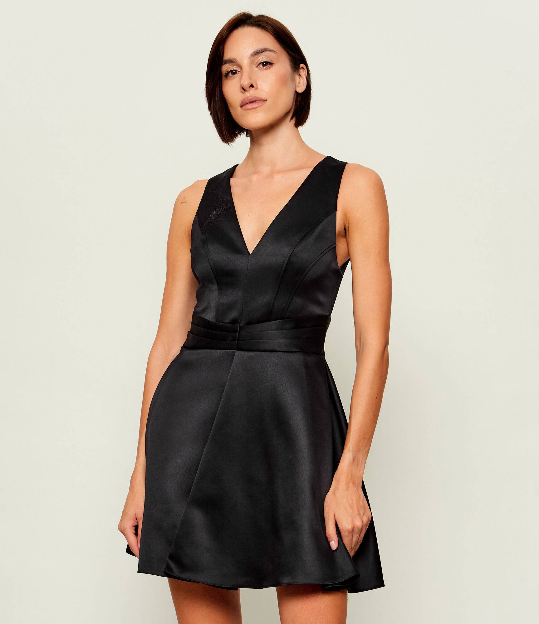 Elisabetta Franchi De satin rochie