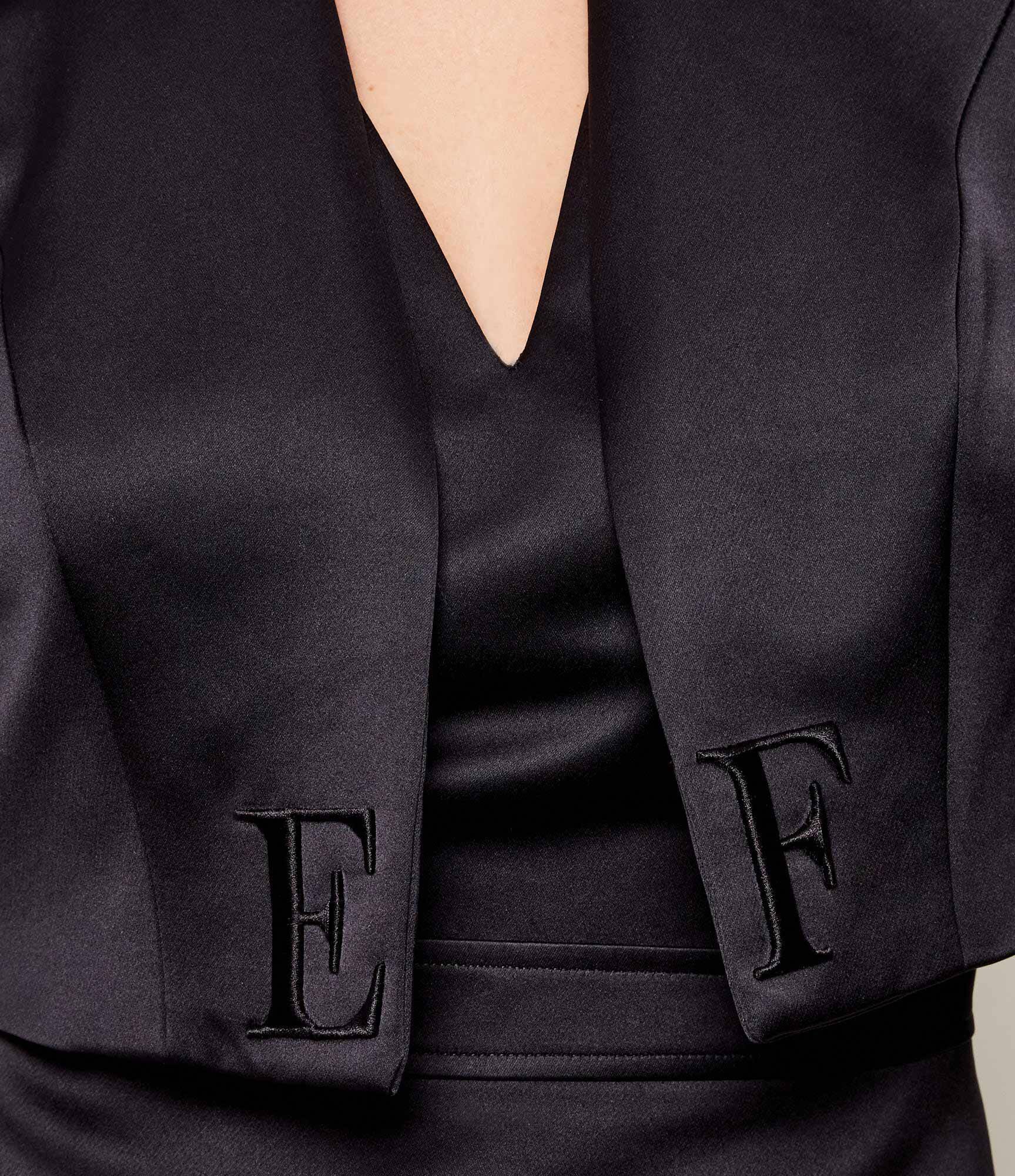 Elisabetta Franchi De satin rochie + jachetă | regular fit