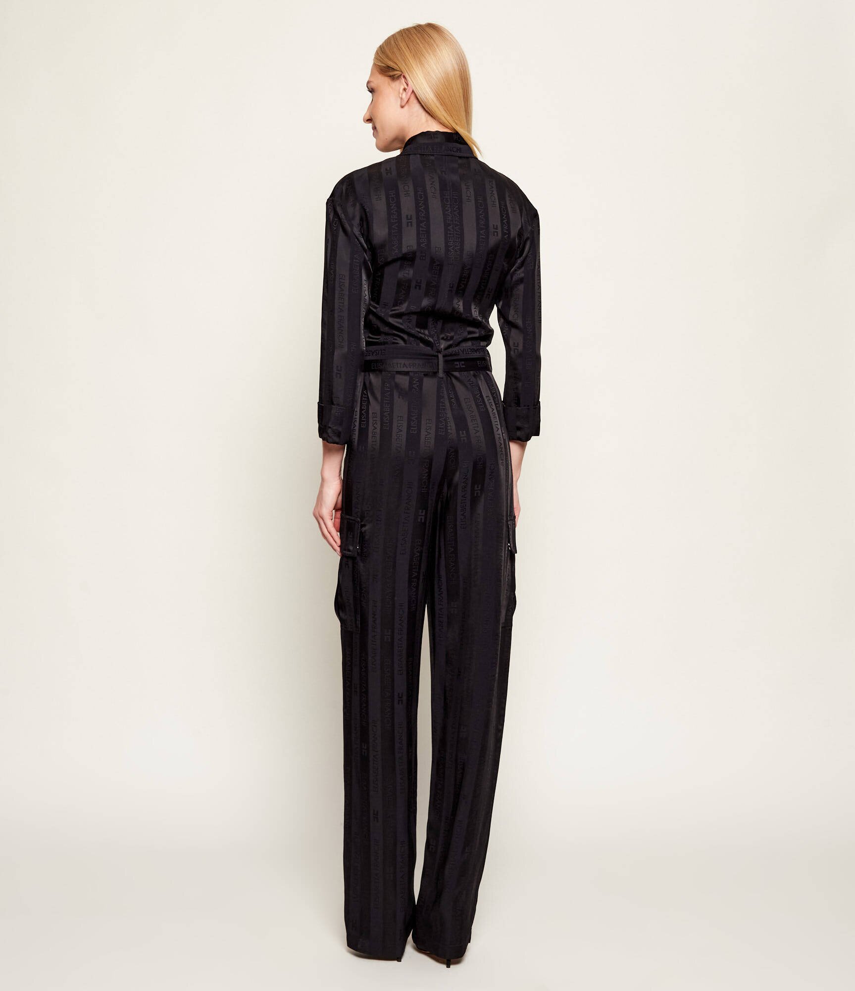 Elisabetta Franchi De satin salopetă | regular fit
