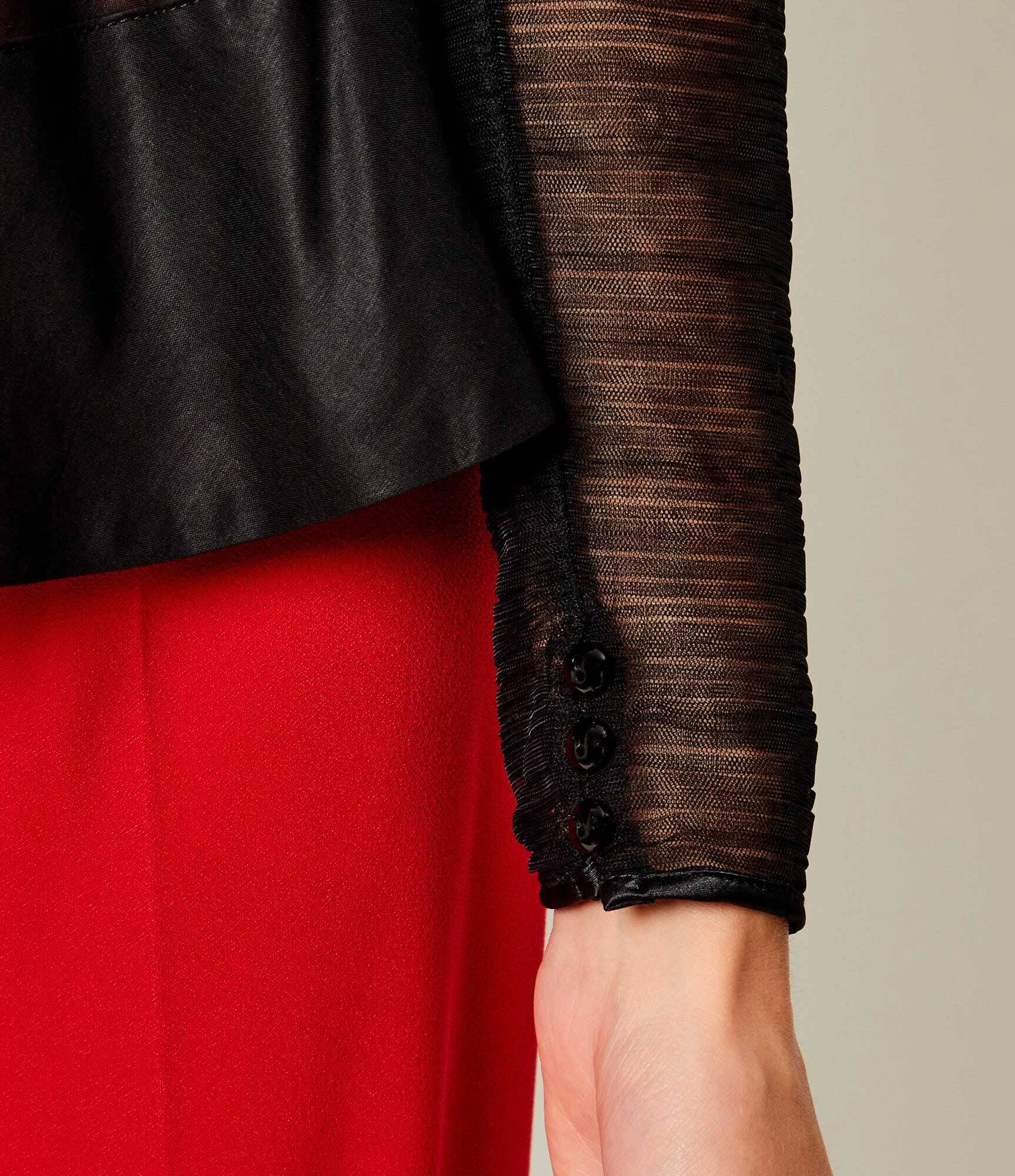 Elisabetta Franchi De tul bluză | Slim Fit