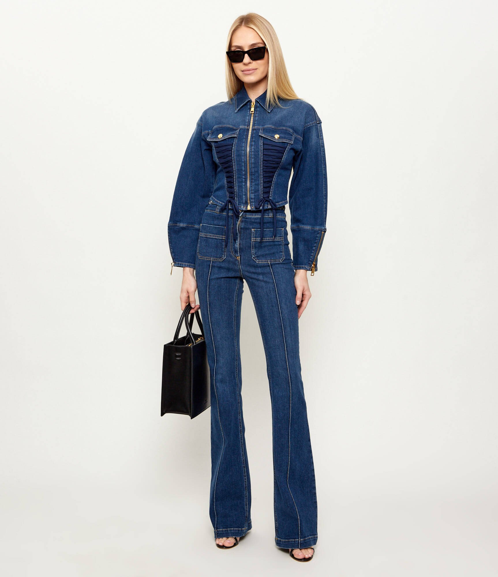 Elisabetta Franchi Geacă de blug | Slim Fit