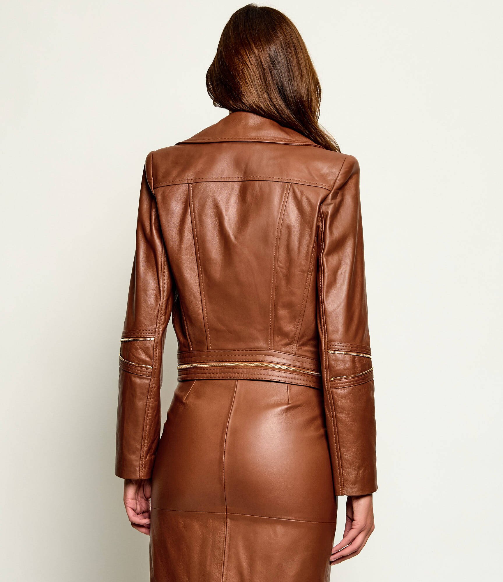 Elisabetta Franchi Geacă de piele | regular fit