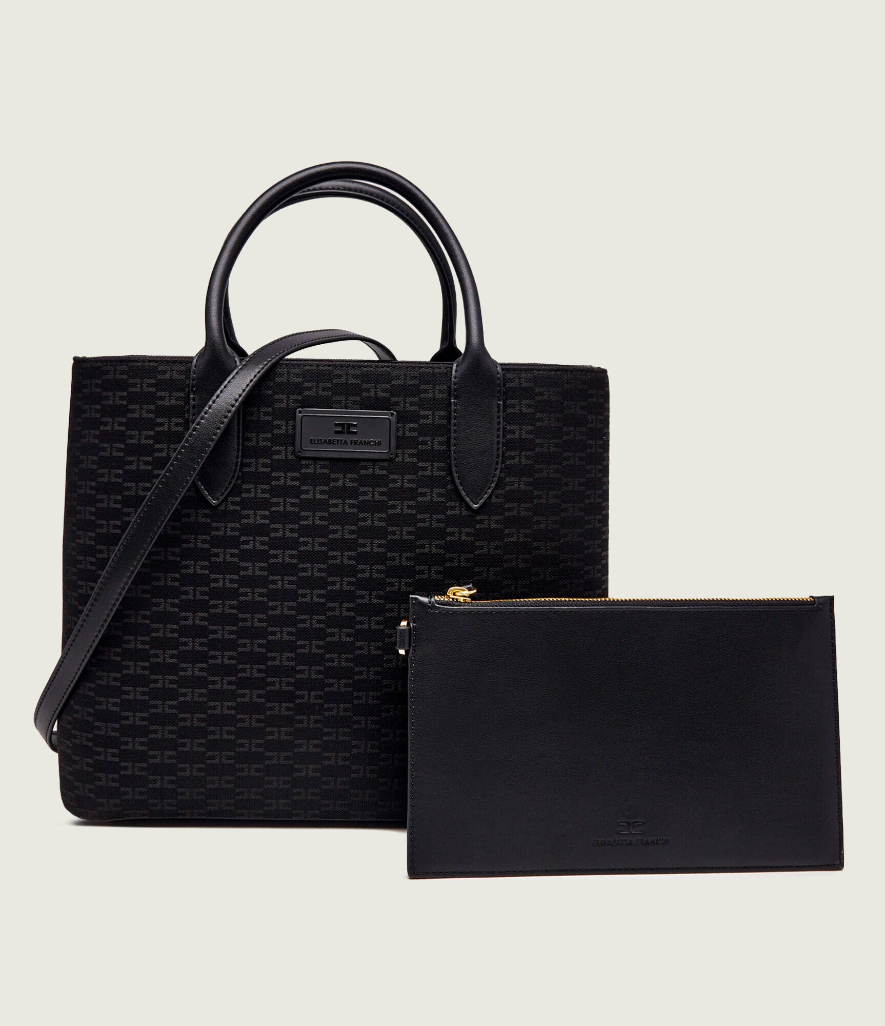 Elisabetta Franchi Geantă shopper + borsetă