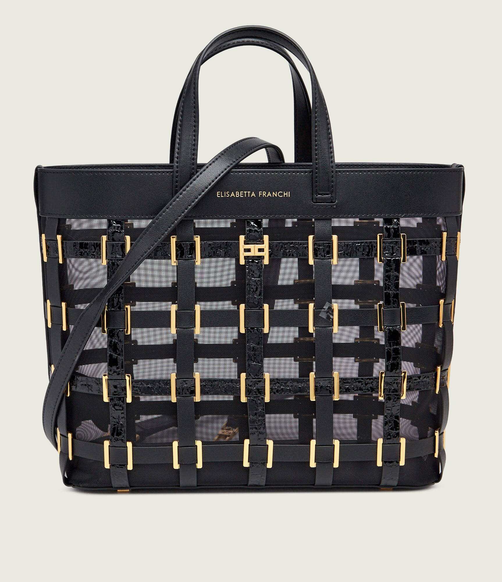 Elisabetta Franchi Geantă shopper + borsetă