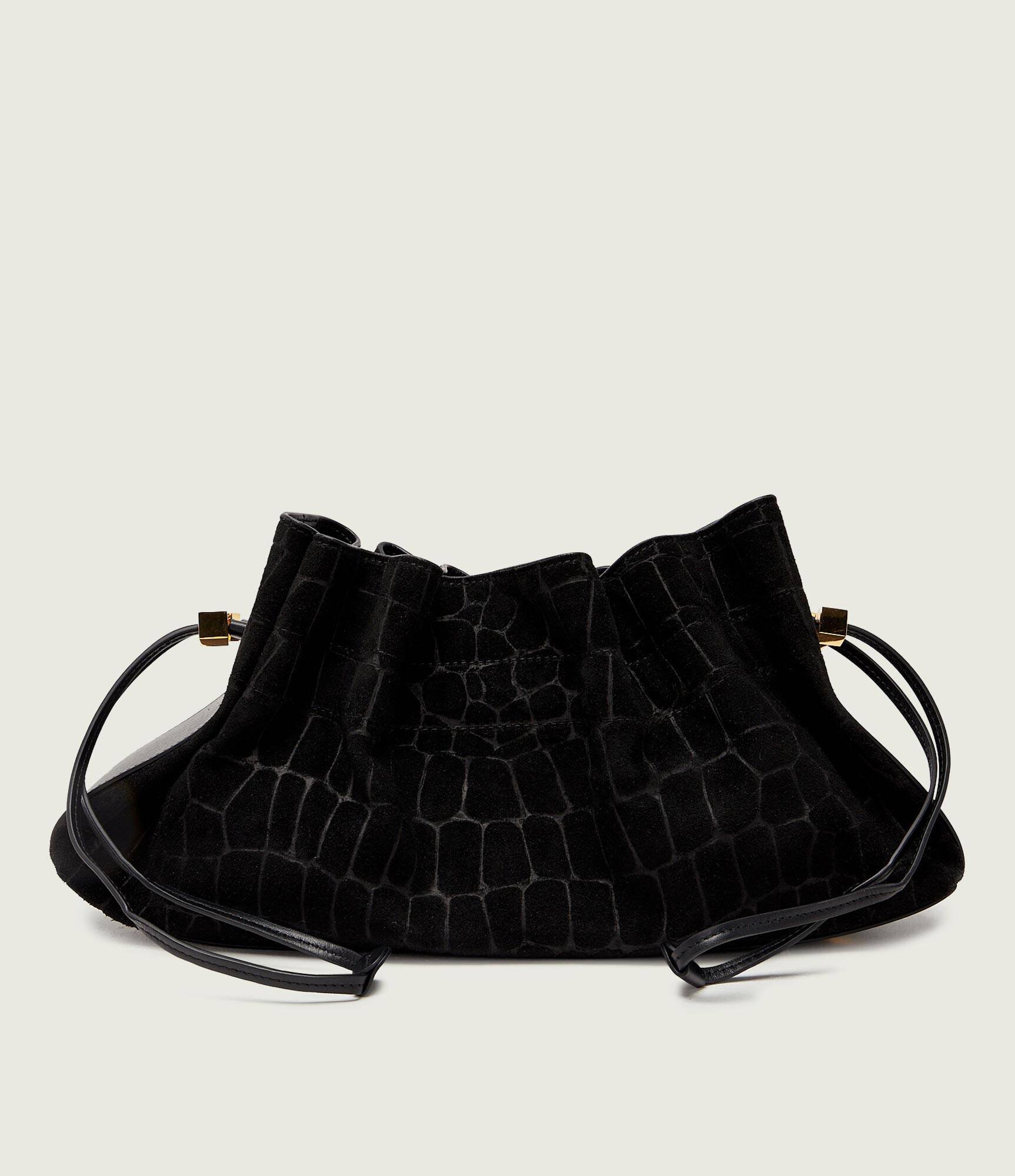 Elisabetta Franchi Geantă tip sac + borsetă | piele întoarsă