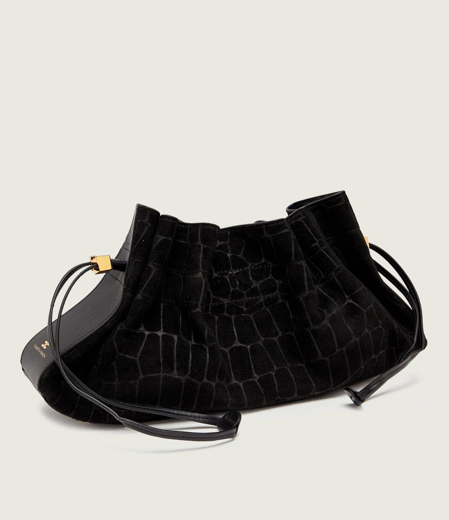 Elisabetta Franchi Geantă tip sac + borsetă | piele întoarsă
