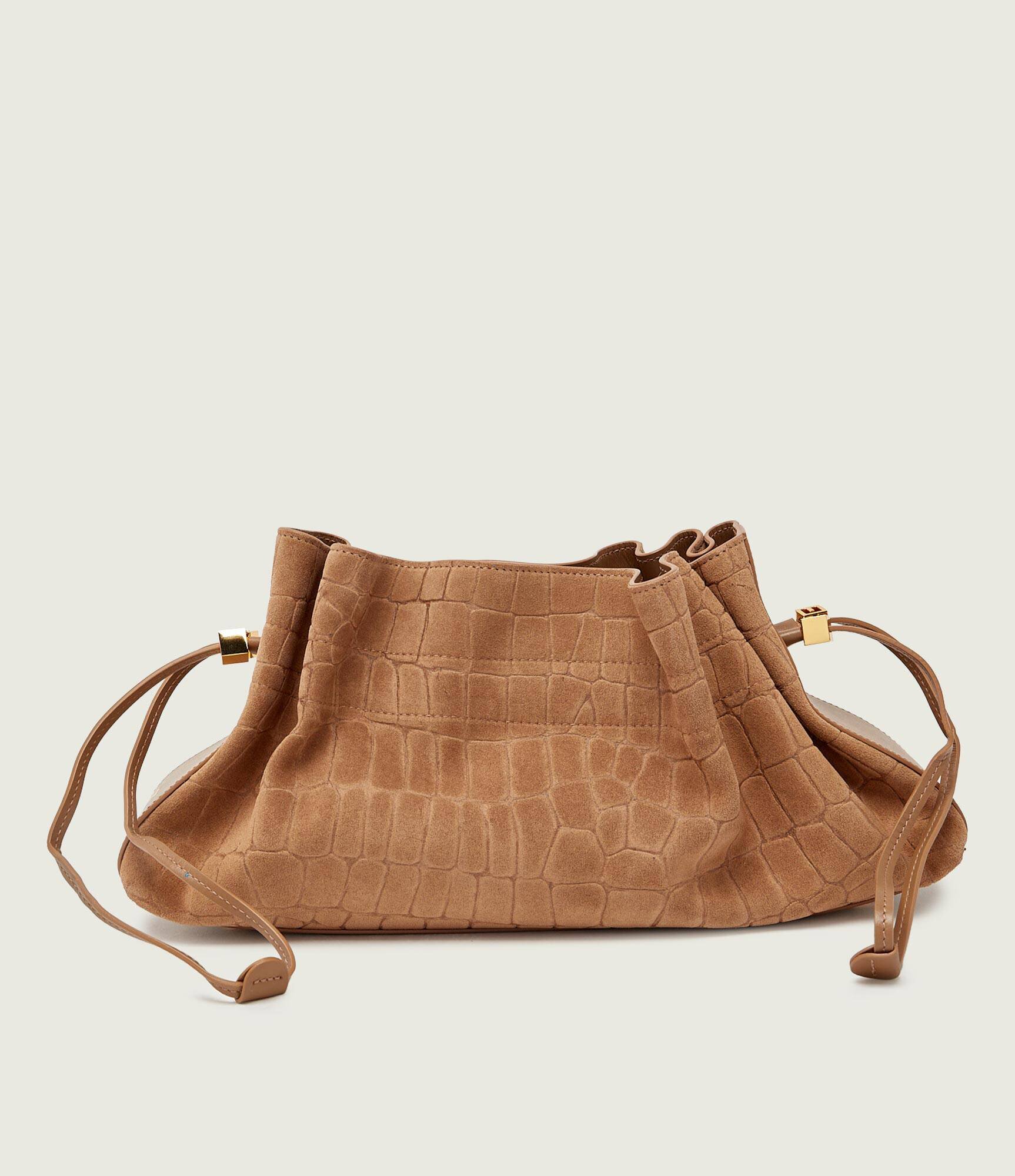 Elisabetta Franchi Geantă tip sac + borsetă | piele întoarsă