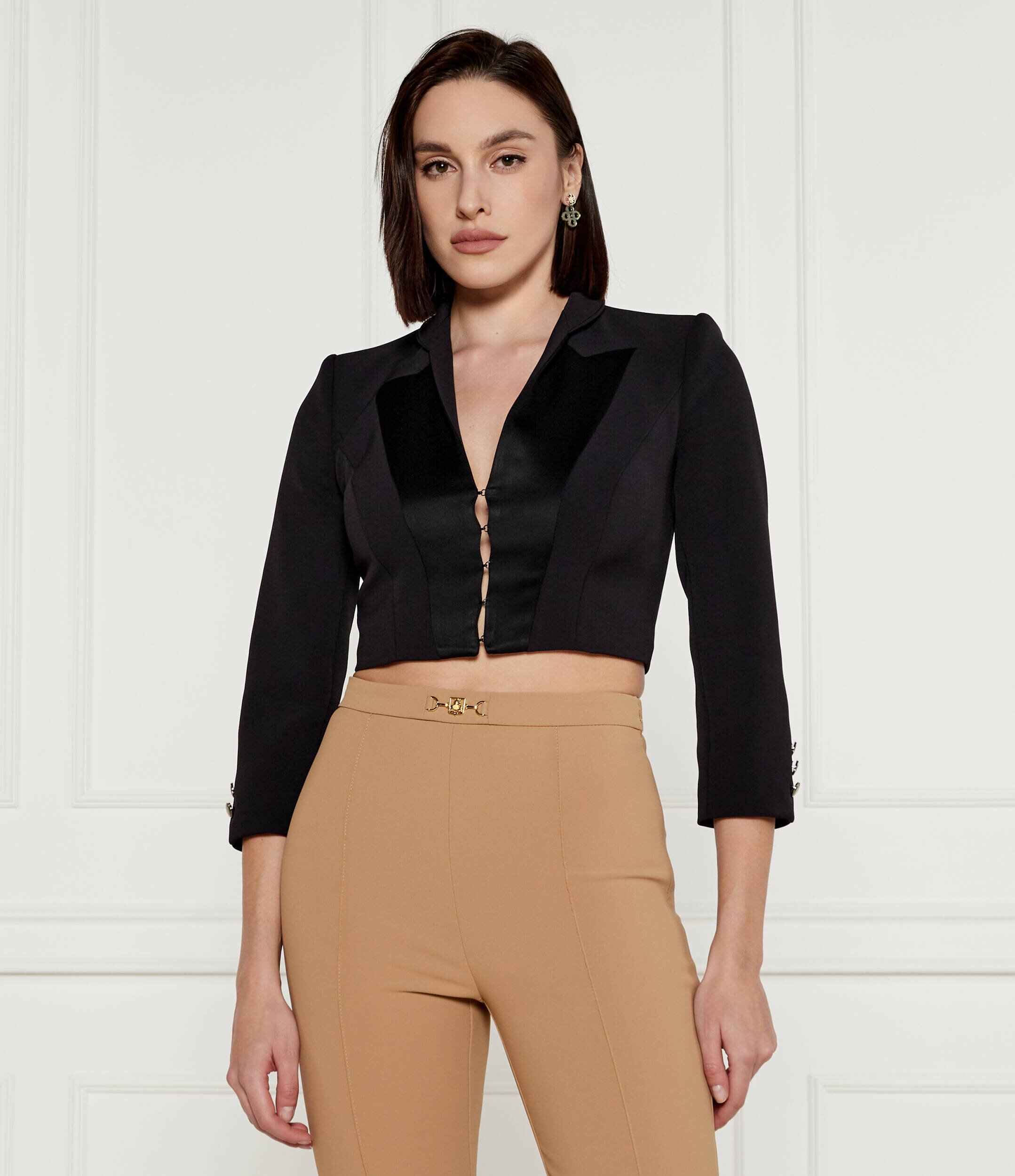 Elisabetta Franchi Jachetă | Cropped Fit