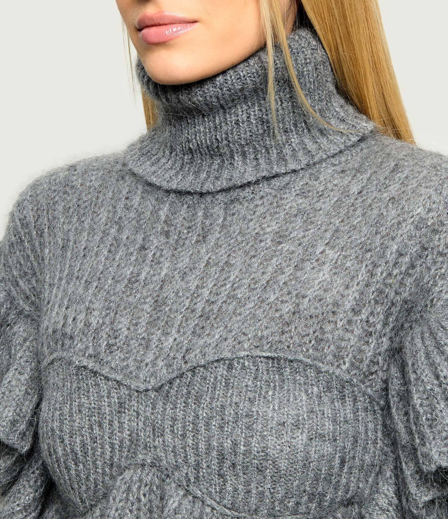 Elisabetta Franchi Maletă | Cropped Fit cu adaos de lână