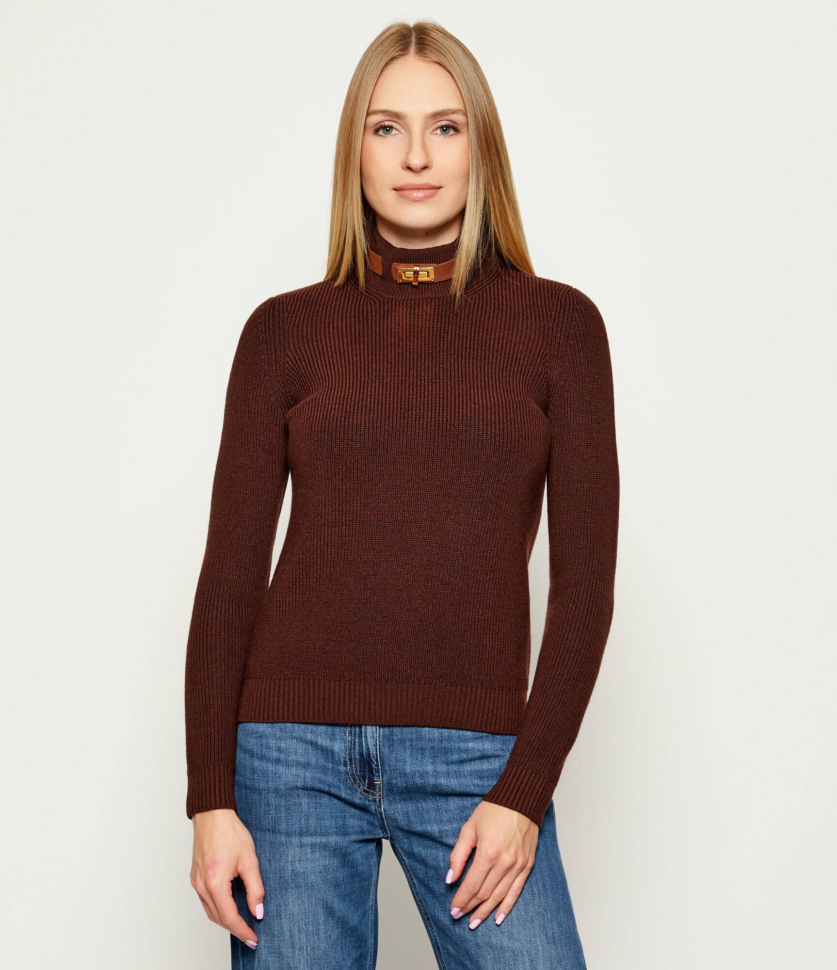 Elisabetta Franchi Maletă | regular fit cu adaos de lână