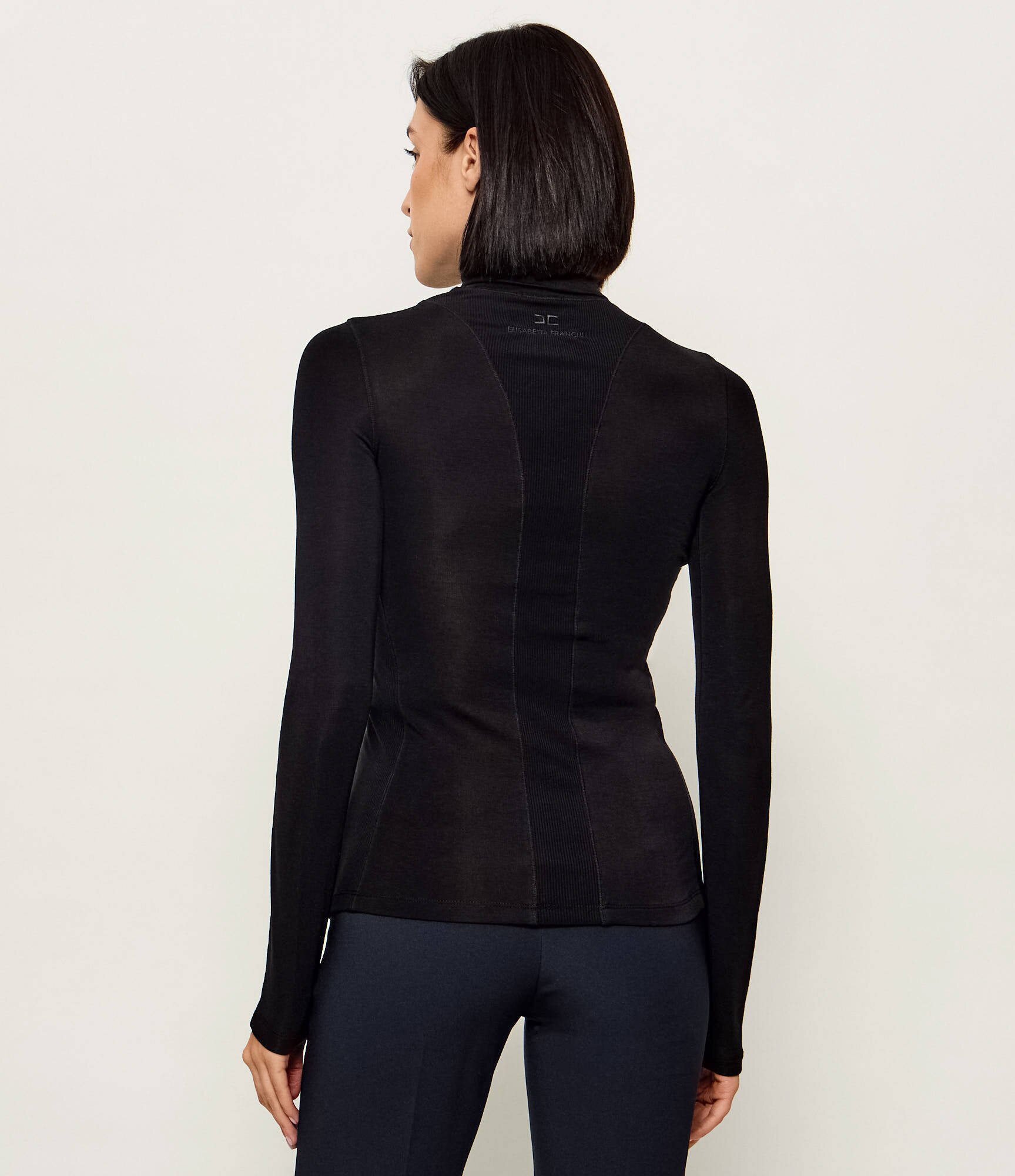 Elisabetta Franchi Maletă | Slim Fit cu adaos de lână