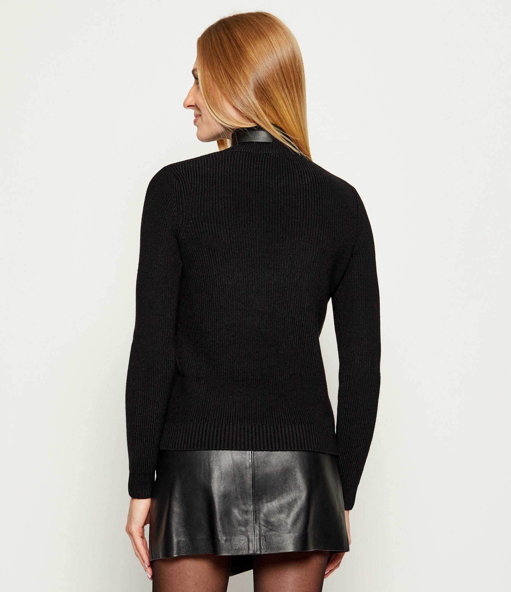 Elisabetta Franchi Maletă | Slim Fit cu adaos de lână