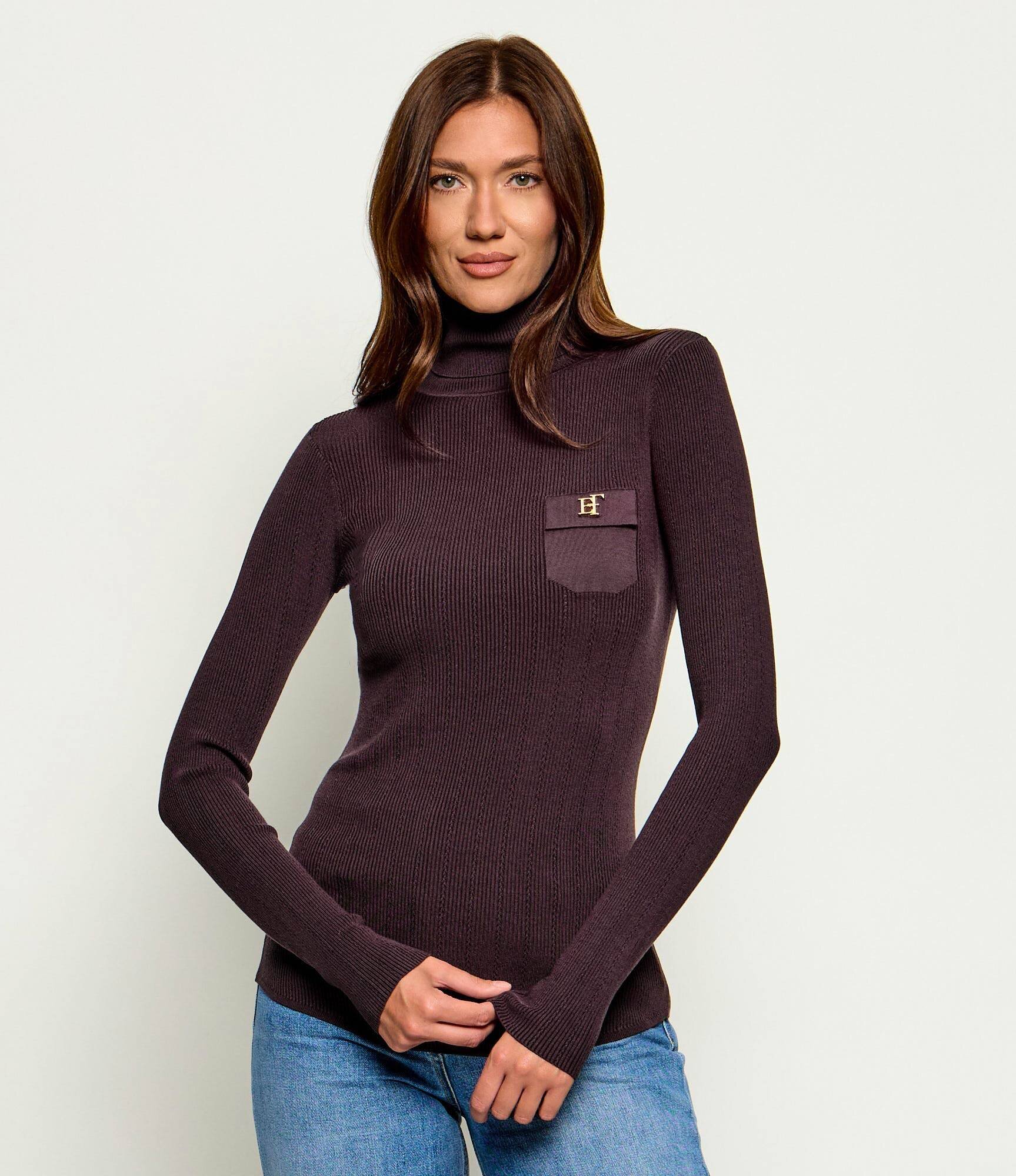 Elisabetta Franchi Maletă | Slim Fit cu adaos de mătase