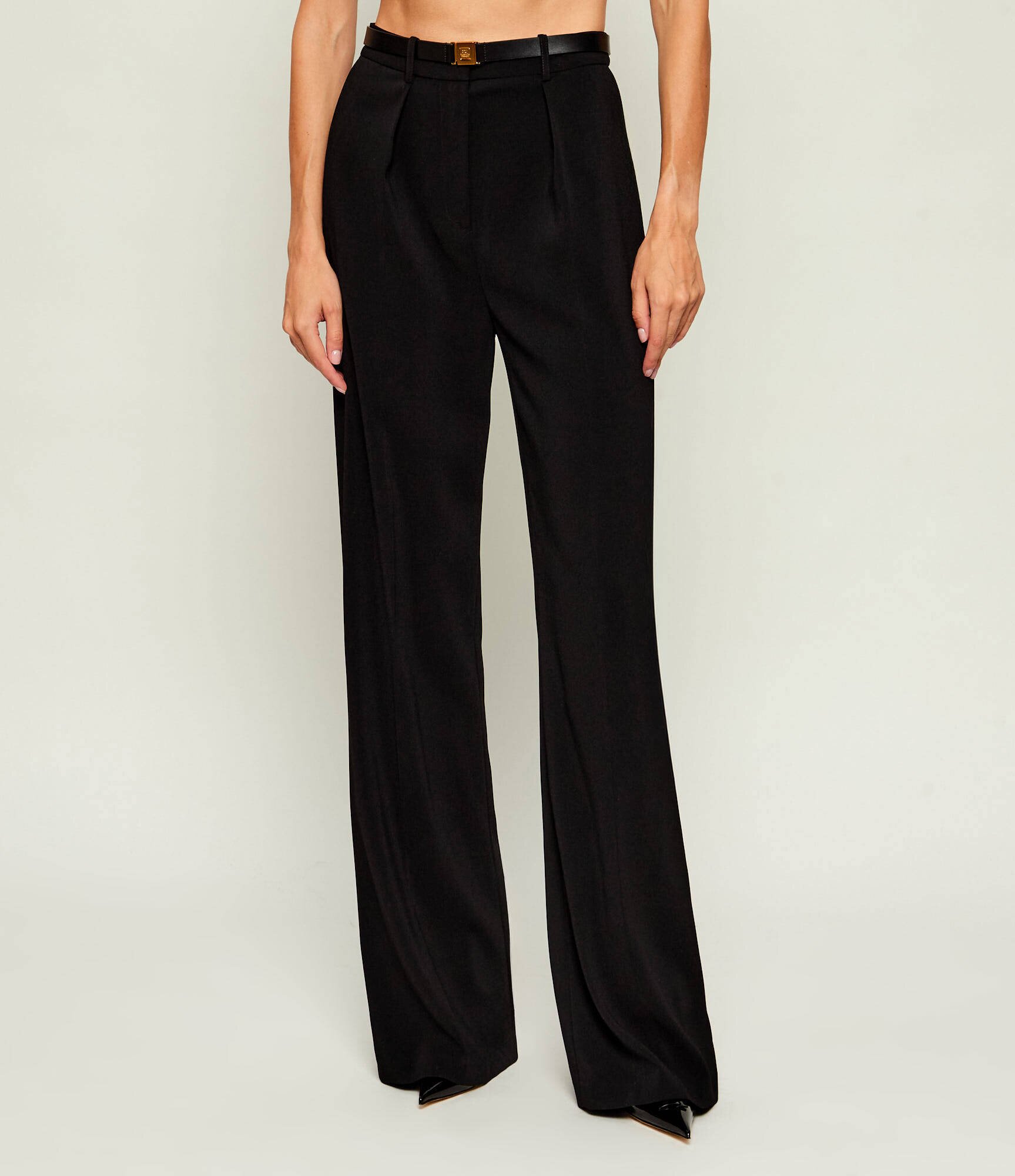 Elisabetta Franchi Pantaloni + curea | Relaxed fit