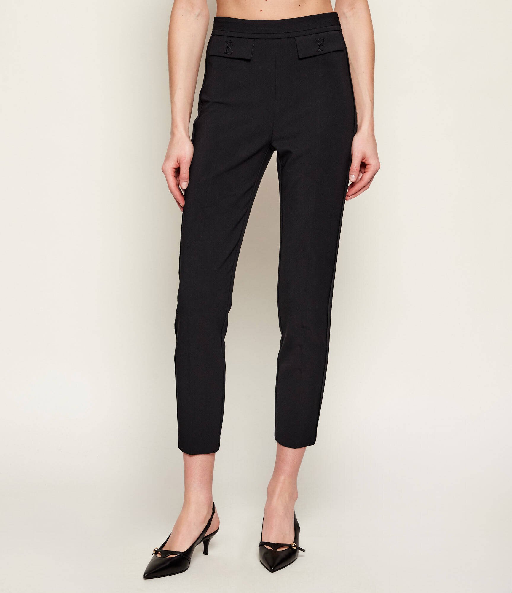Elisabetta Franchi Pantaloni țigarete | Slim Fit
