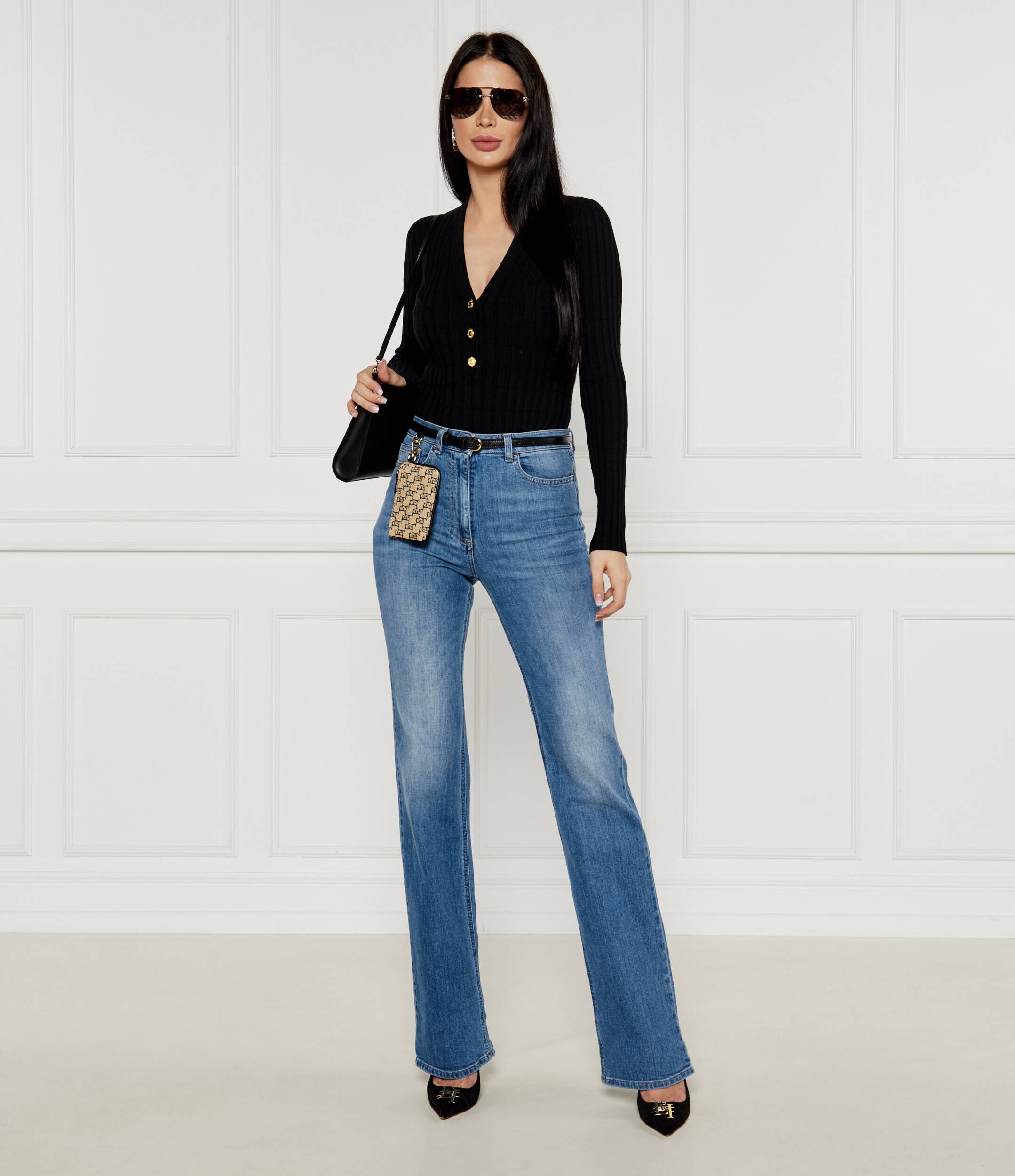 Elisabetta Franchi Pulover | Slim Fit