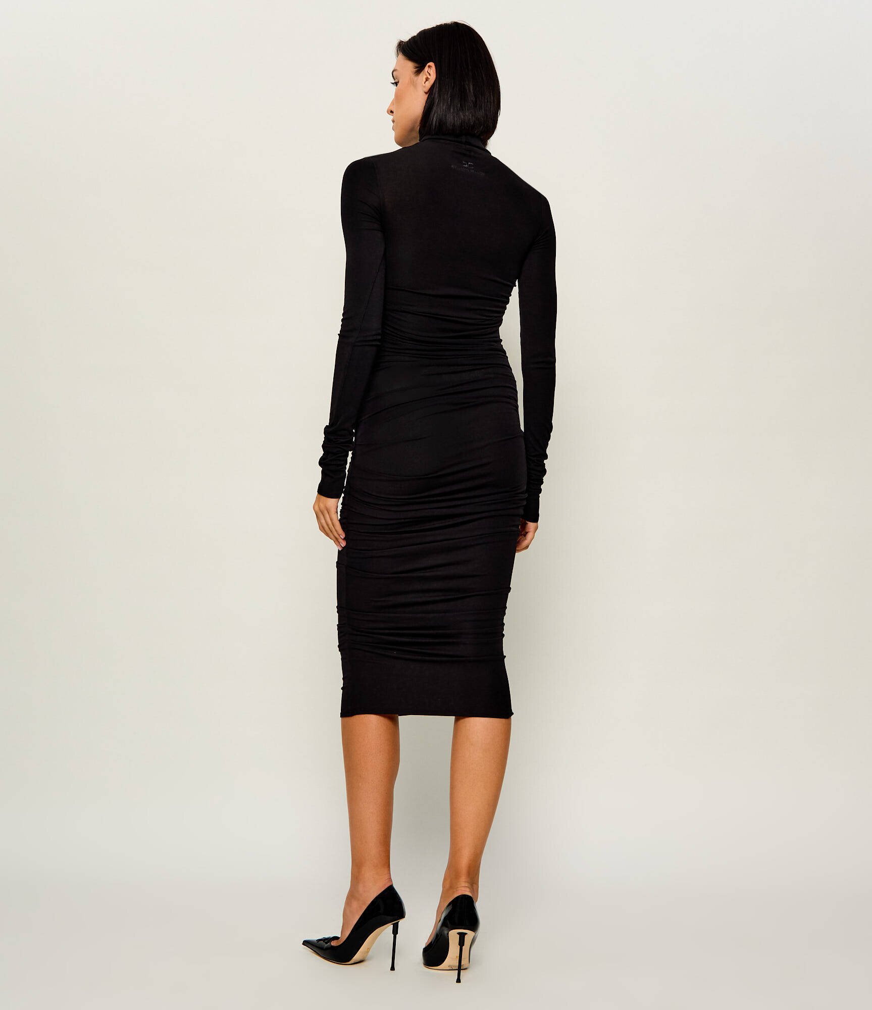 Elisabetta Franchi Rochie cu adaos de lână
