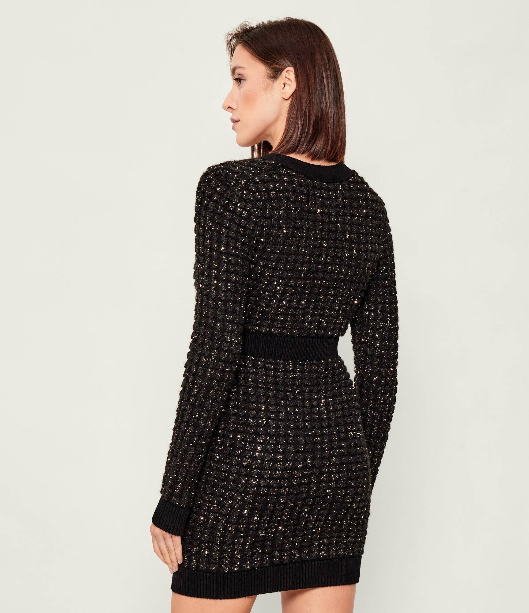 Elisabetta Franchi Rochie cu adaos de lână