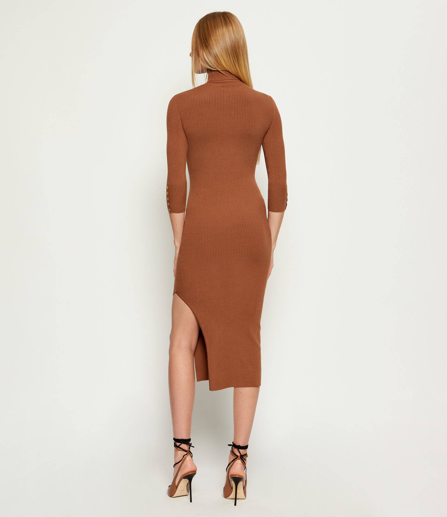 Elisabetta Franchi Rochie cu adaos de mătase