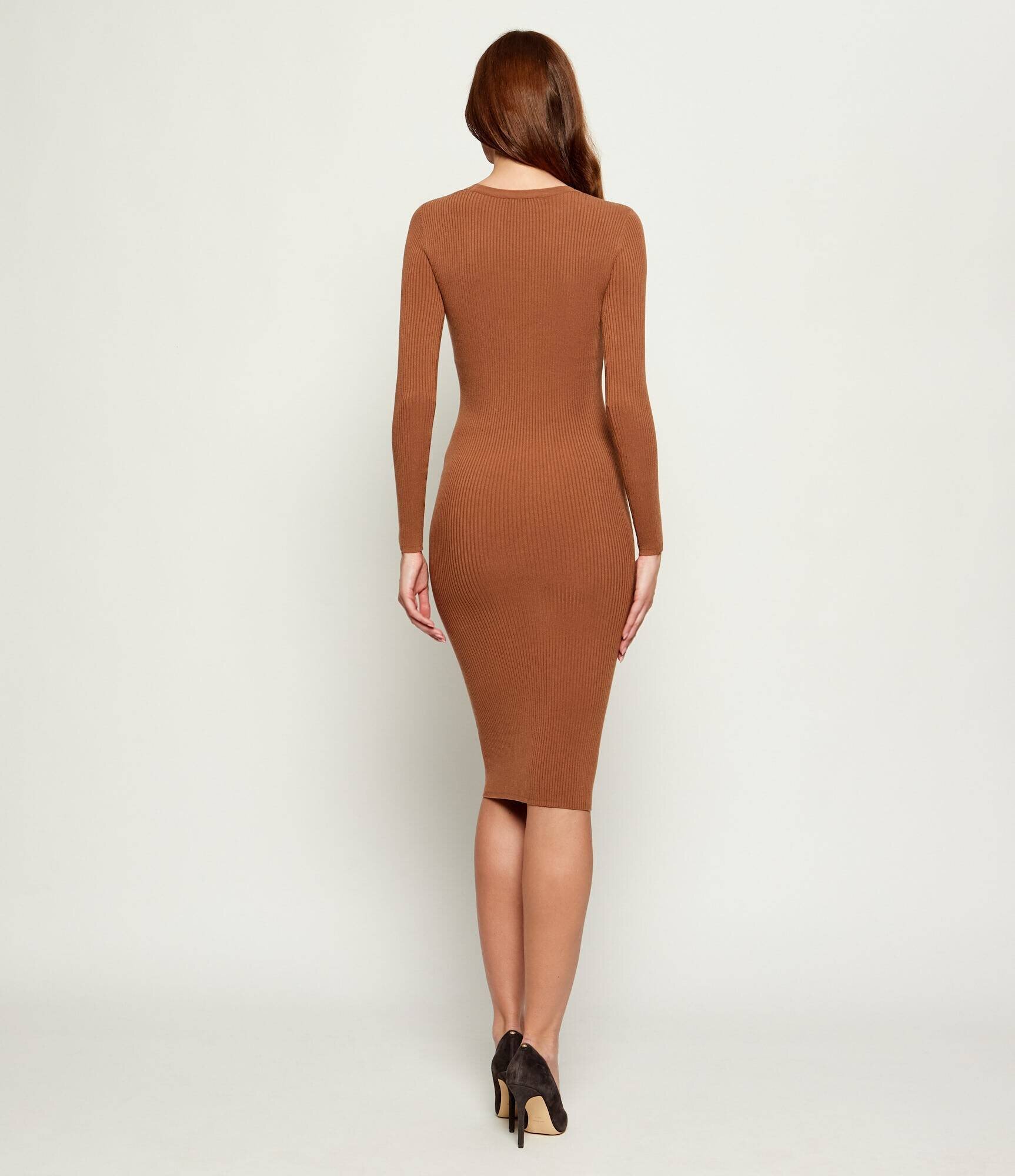 Elisabetta Franchi Rochie cu adaos de mătase