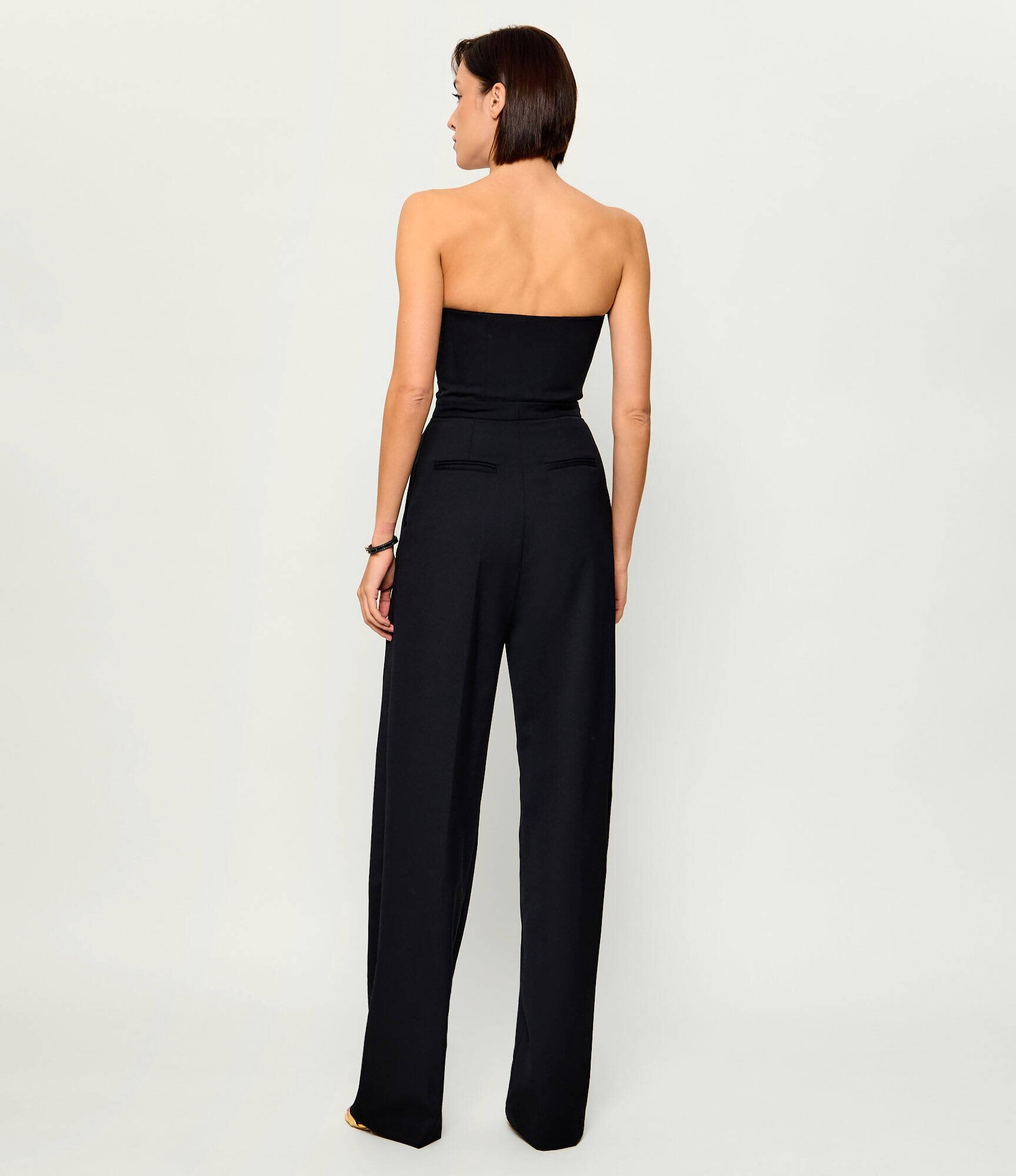 Elisabetta Franchi Salopetă | Slim Fit cu adaos de lână